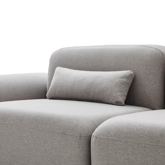 Диван SPACE с пуфом размер 270х95х82 темно-бежевого цвета