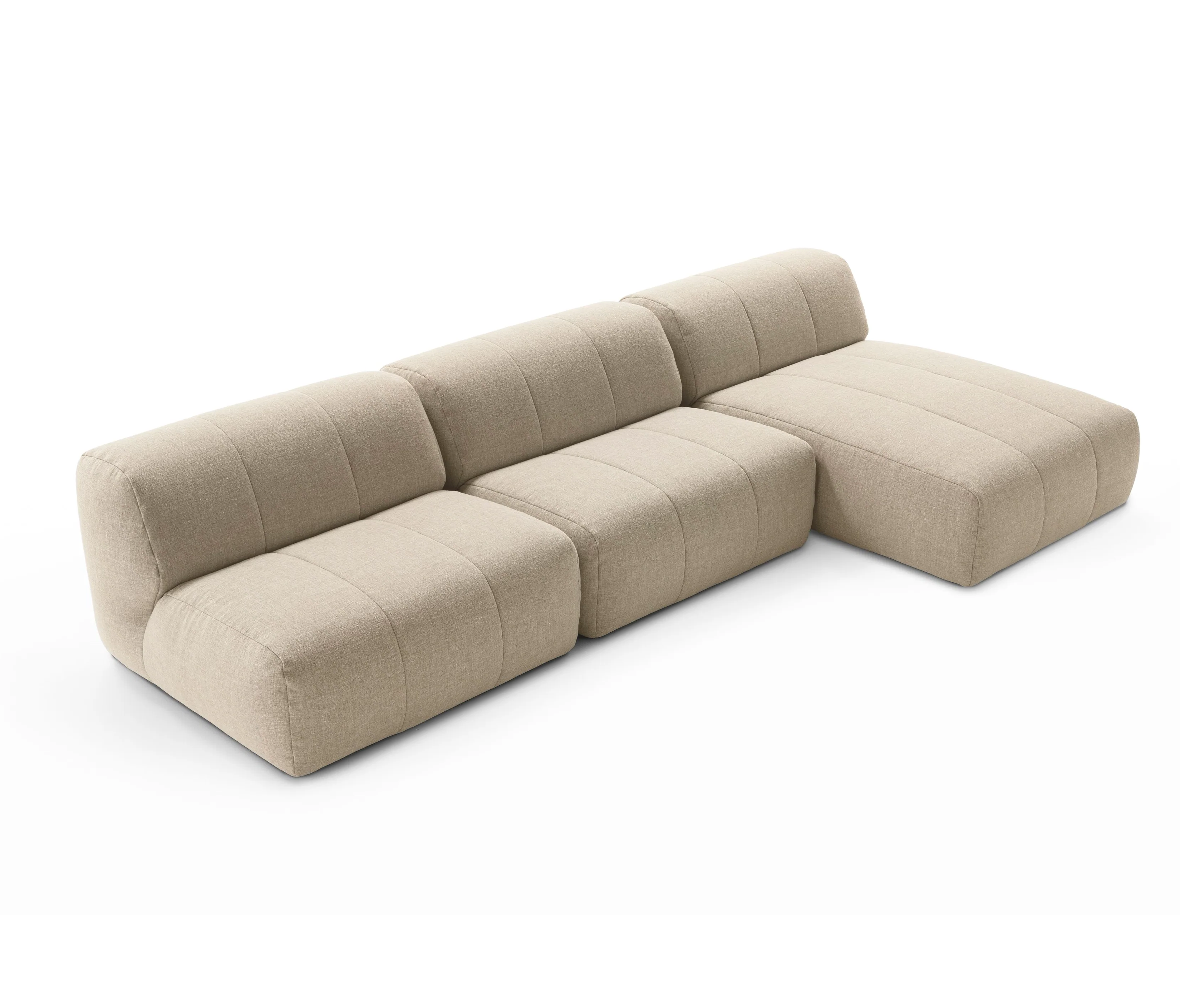 Диван MOSS модули CCD размер 309х173х72 бежевого цвета