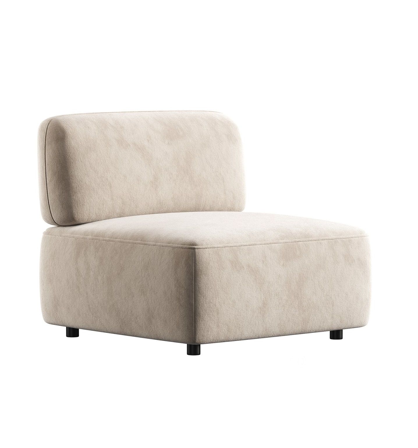 MEBELIONER Кресло - модуль дивана LIKE, размер 65х80х72