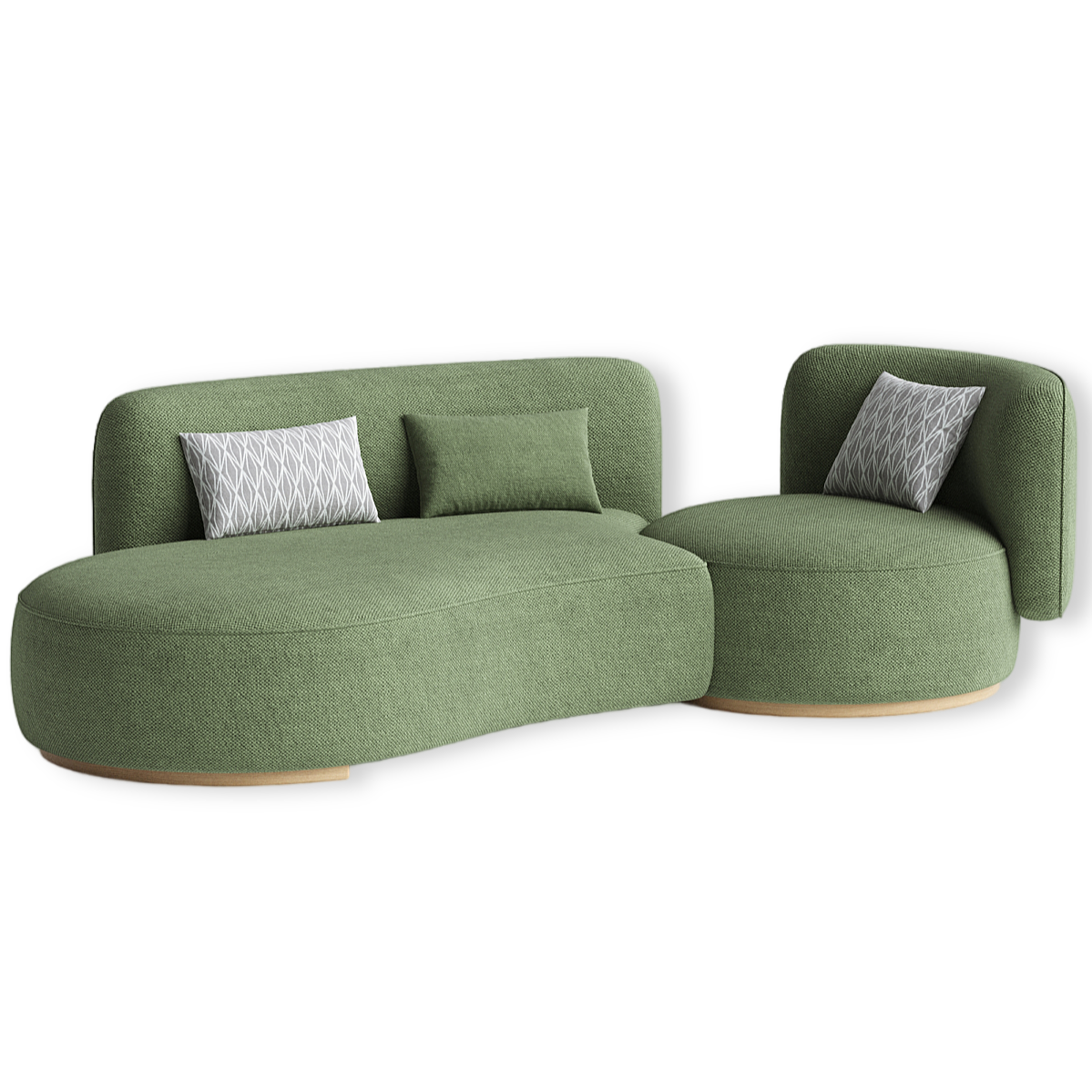 MEBELIONER Диван COCO размер L 240х120х80