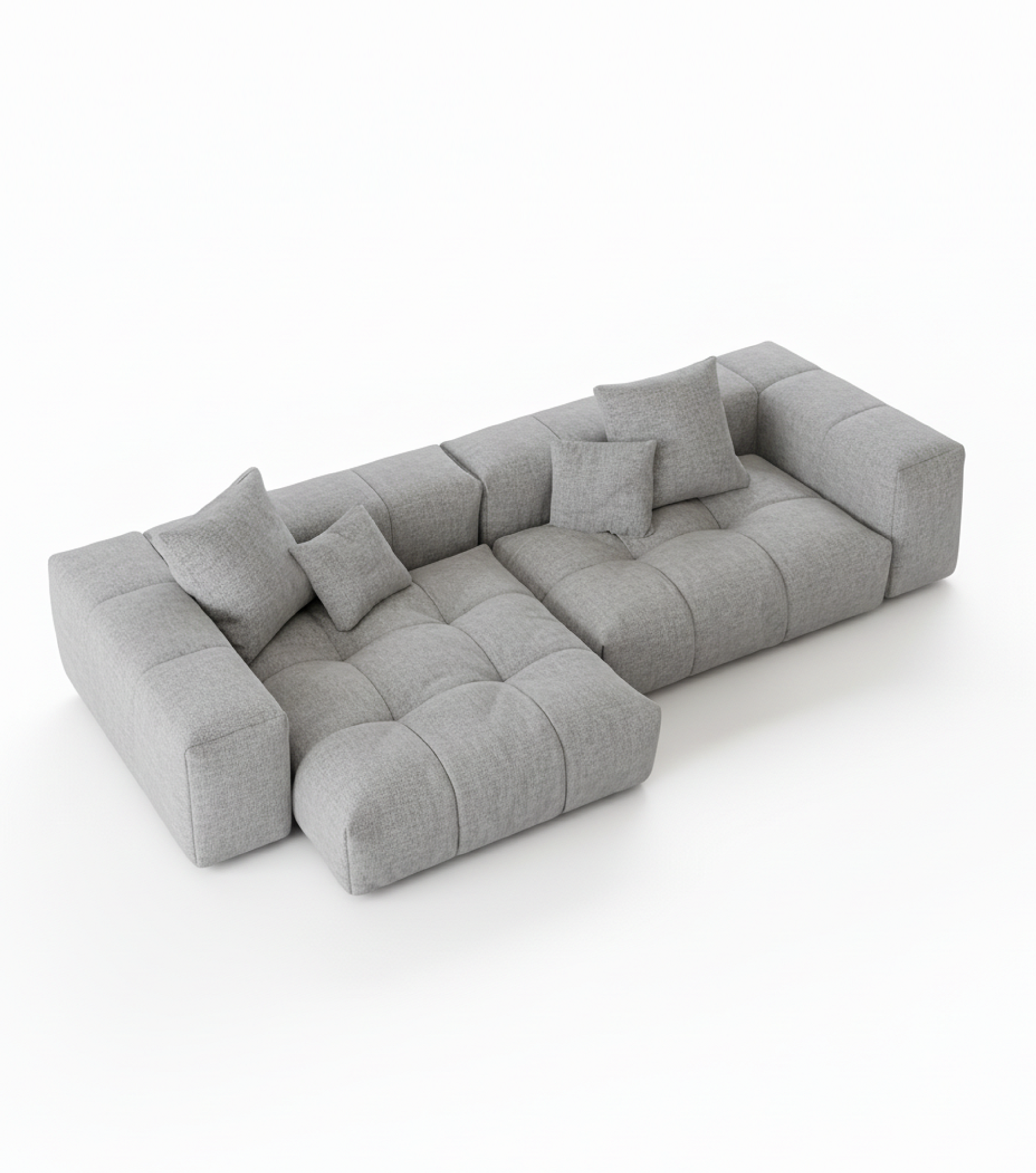 MEBELIONER Модульный диван SAGA CLOUD R8 размер 304х156х68