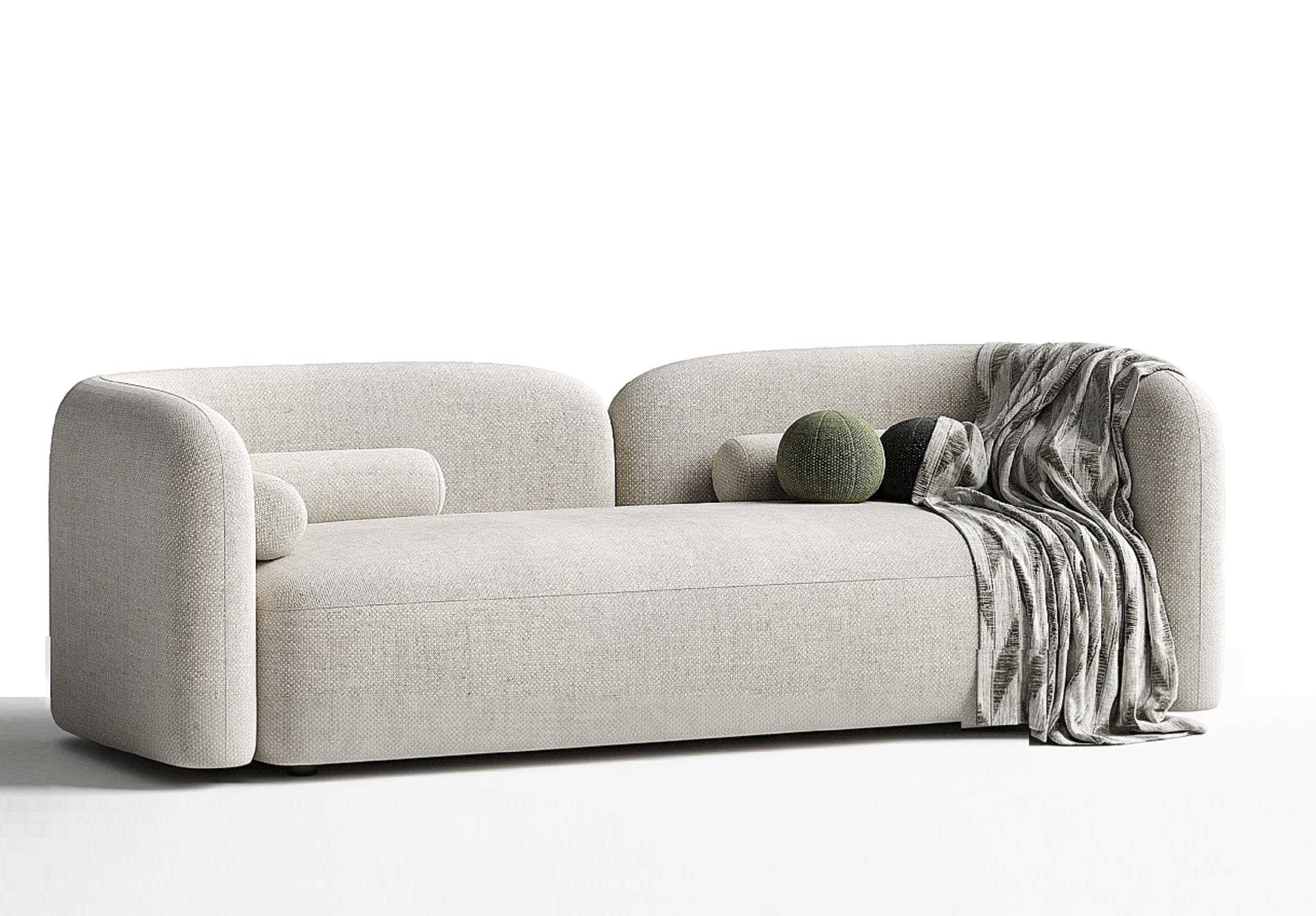 MEBELIONER Диван STONE размер 200х82х80 см