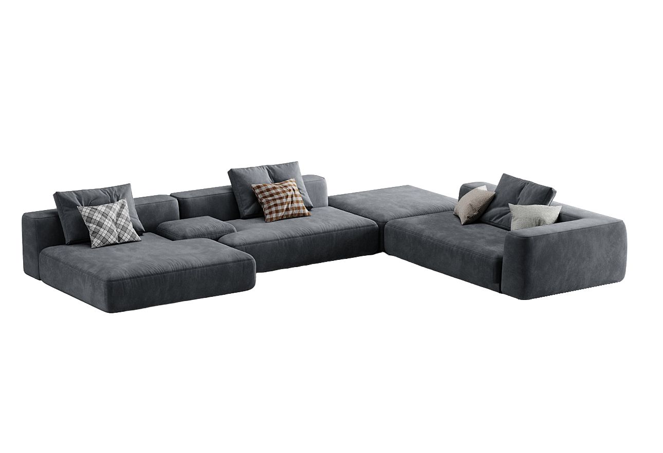 MEBELIONER Диван DUO модули VQENL размер 332х272х72