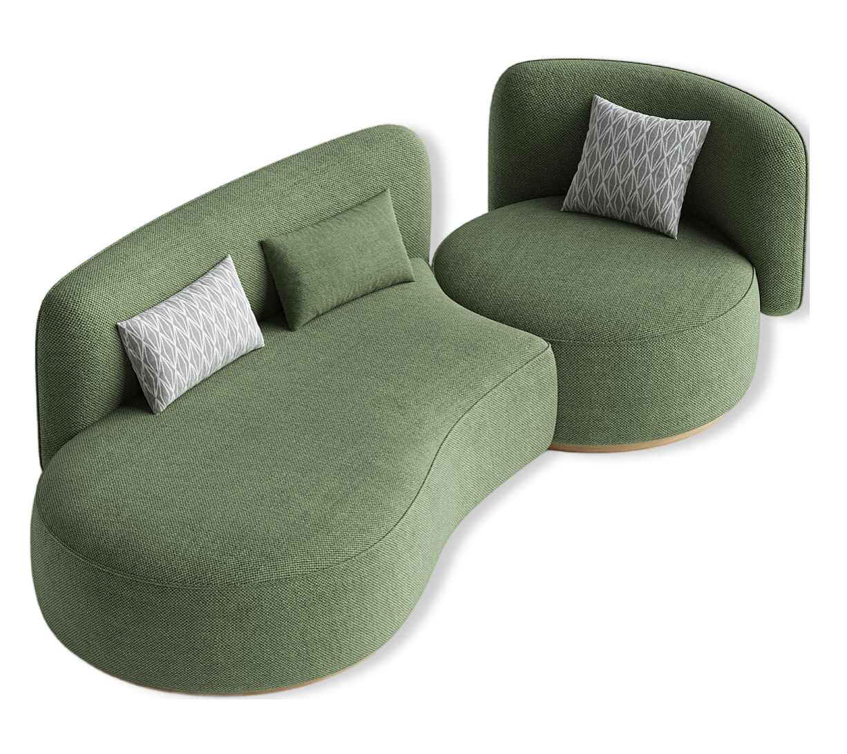 MEBELIONER Диван COCO размер L 240х120х80