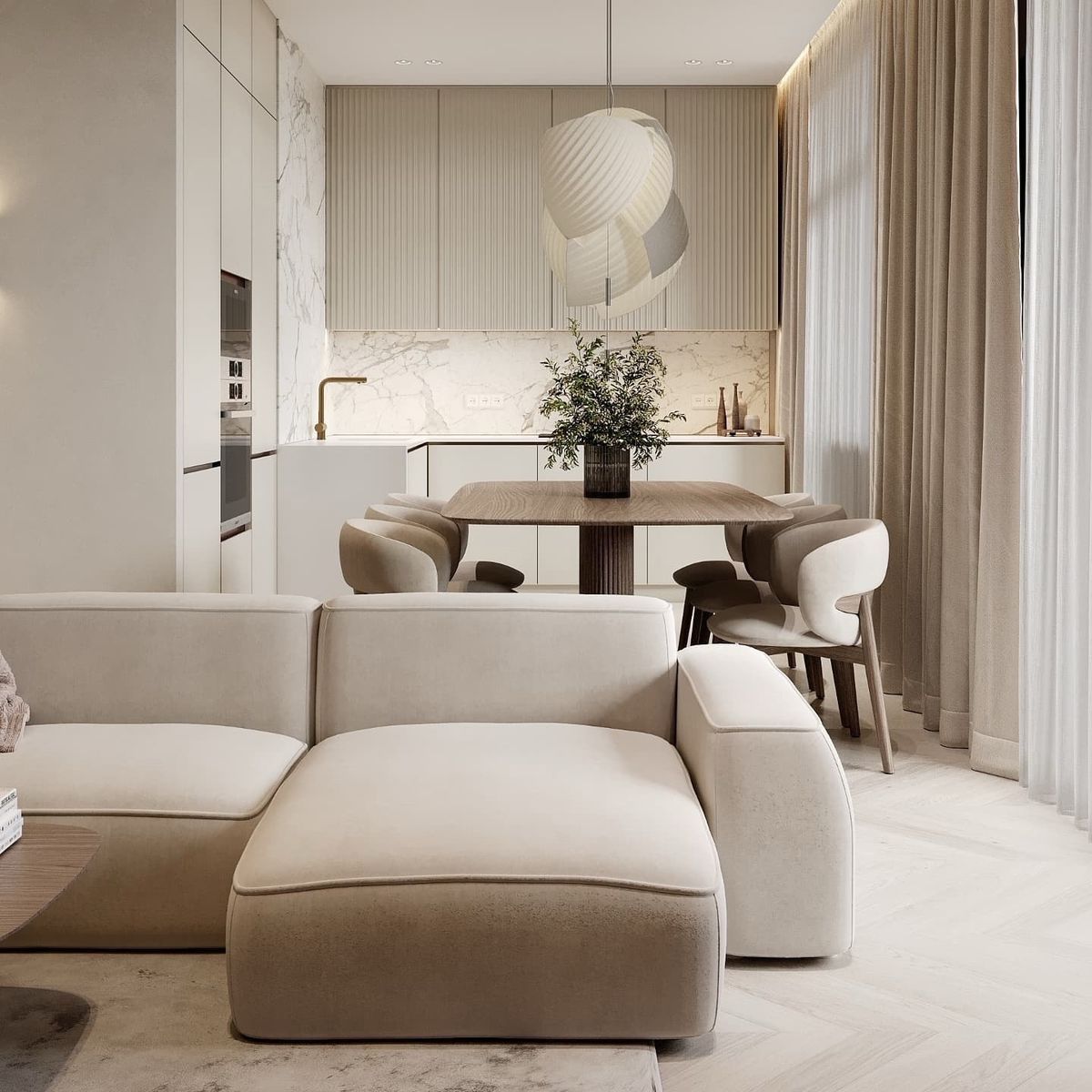 MEBELIONER Диван DUO модули ADG размер 267х150х72