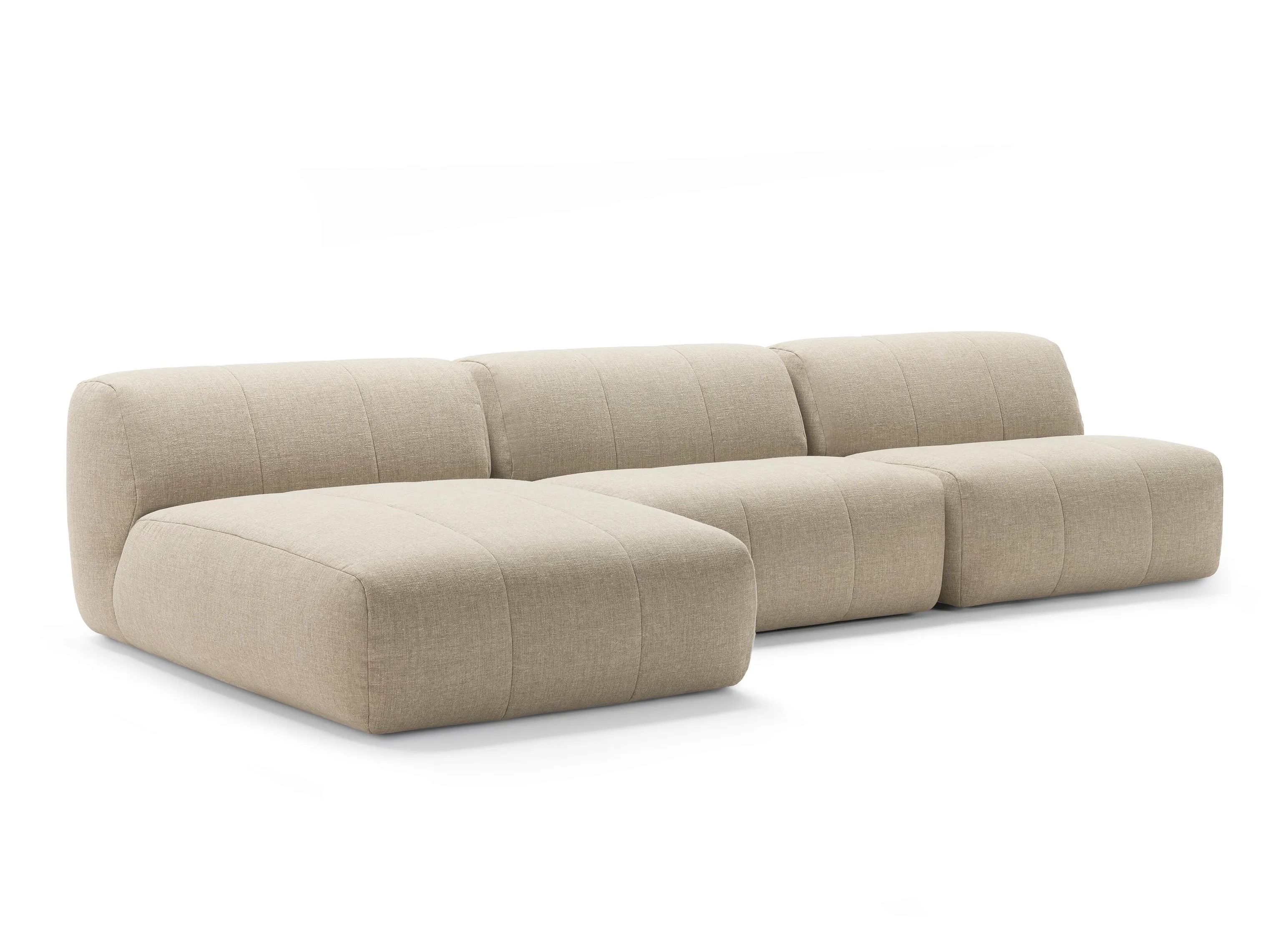 Диван MOSS модули DCC размер 309х173х72 бежевого цвета