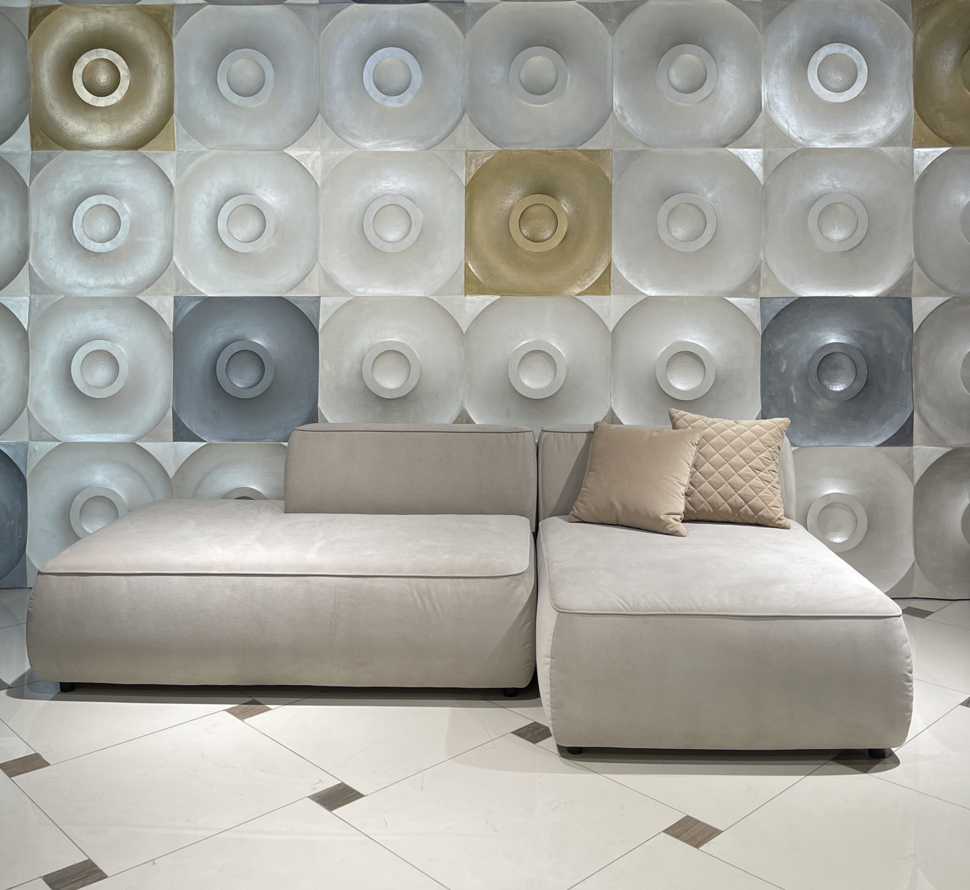 MEBELIONER Диван DUO модули AD размер 240х150х72