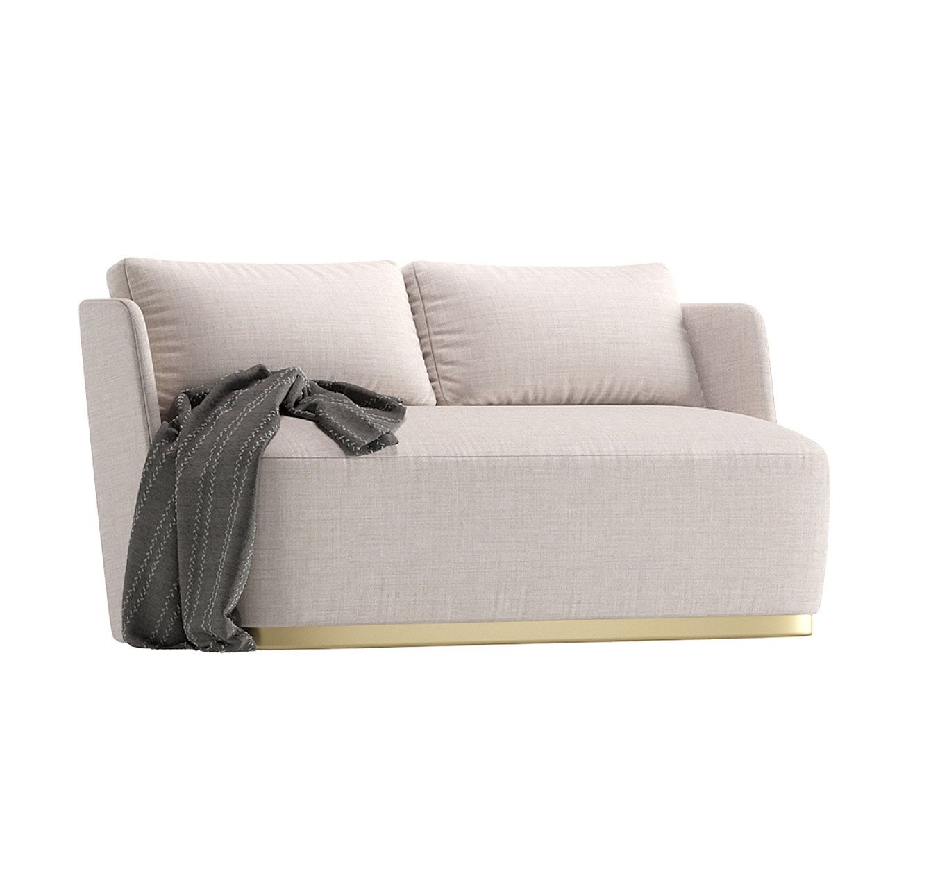 Диван LIME размер 180х75х82 бежевого цвета