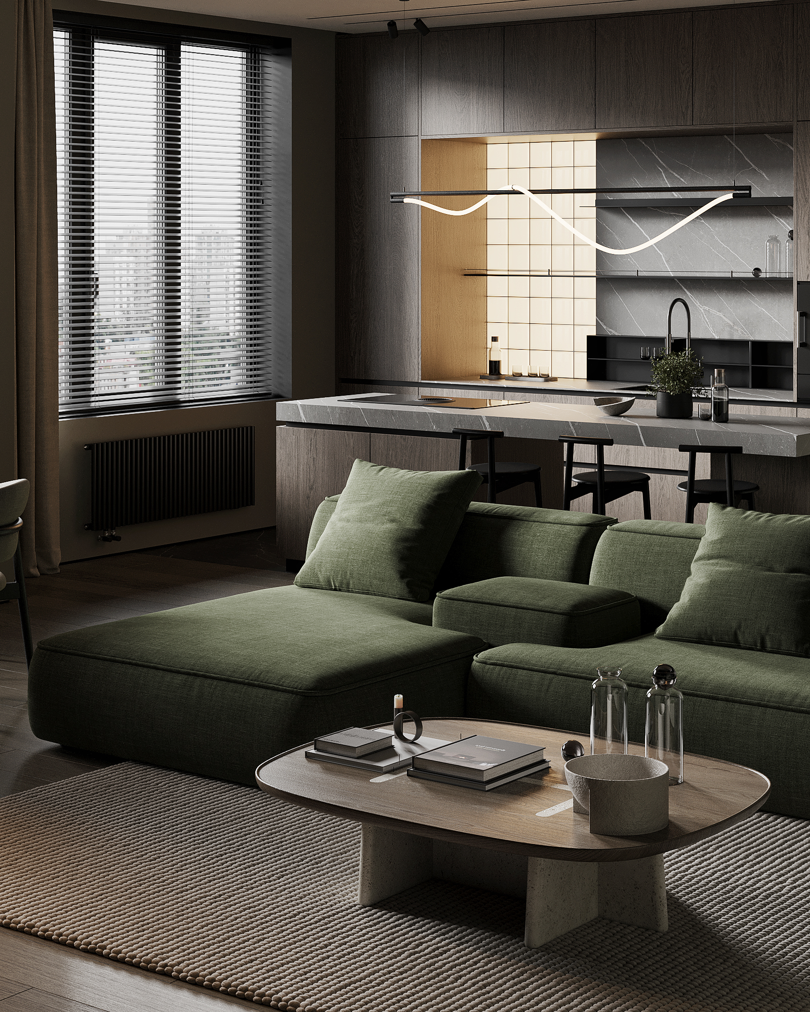 MEBELIONER Диван DUO модули AQD размер 270х150х72