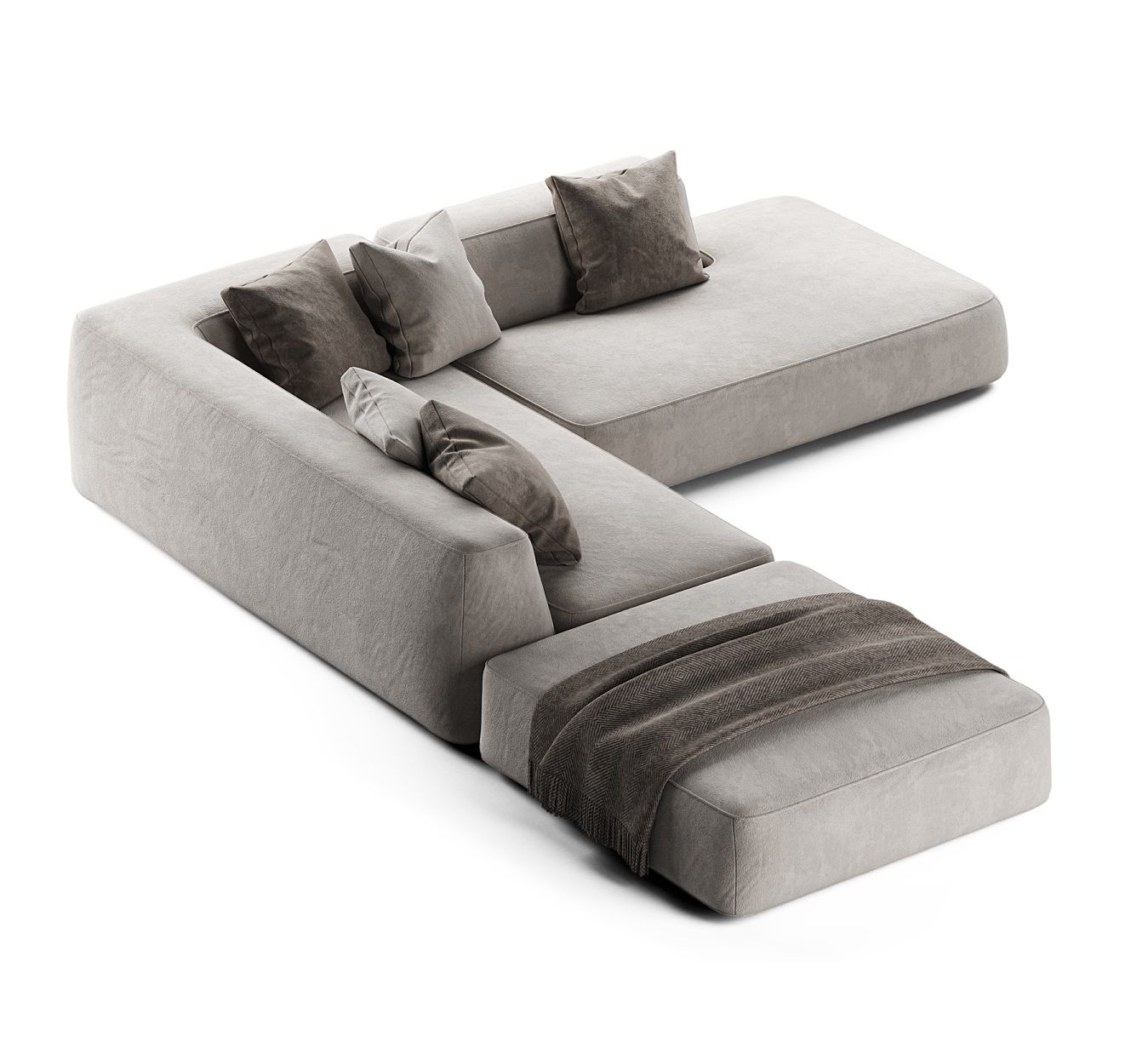 MEBELIONER Диван DUO модули NLB размер 310х240х72