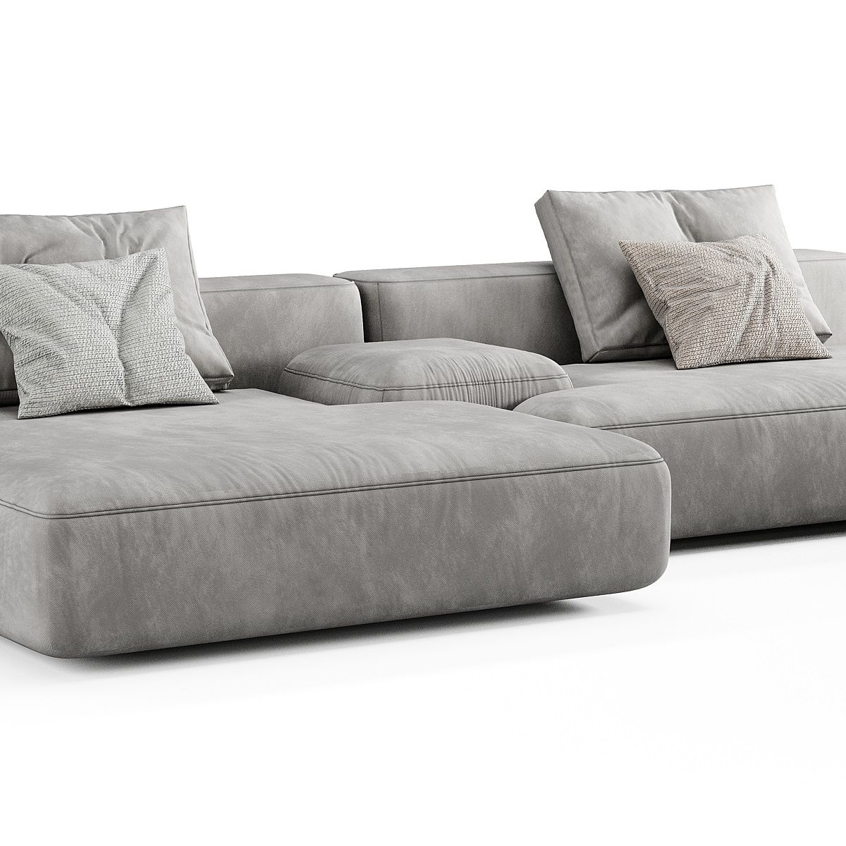 MEBELIONER Диван DUO модули VQENL размер 332х272х72