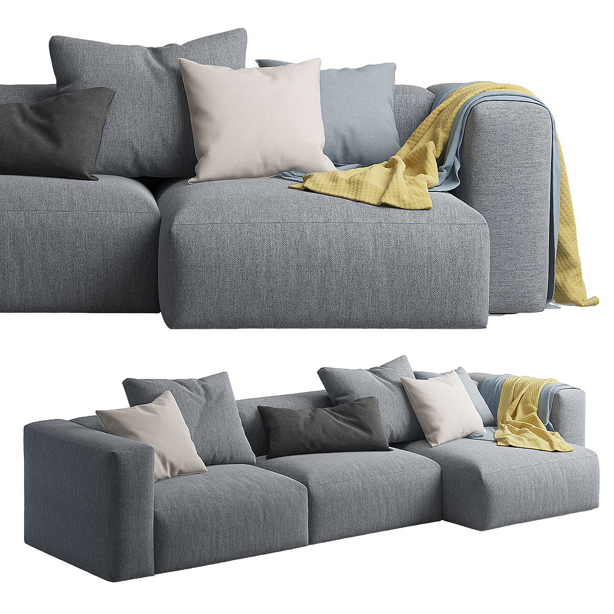 MEBELIONER Диван NEO размер L 284х123х70