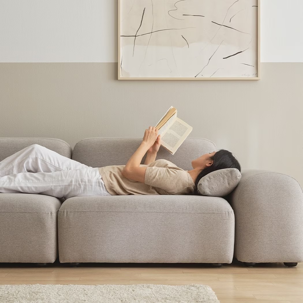 Диван SPACE размер 270х95х82 темно-бежевого цвета