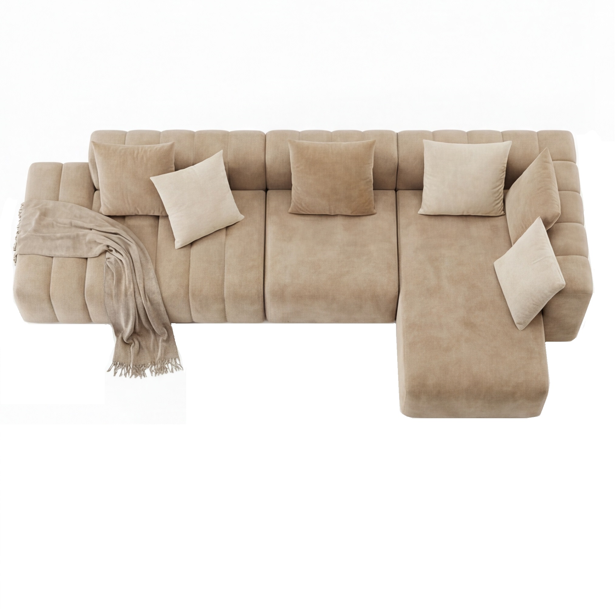 MEBELIONER Модульный диван NOVA размер L 353х150х74