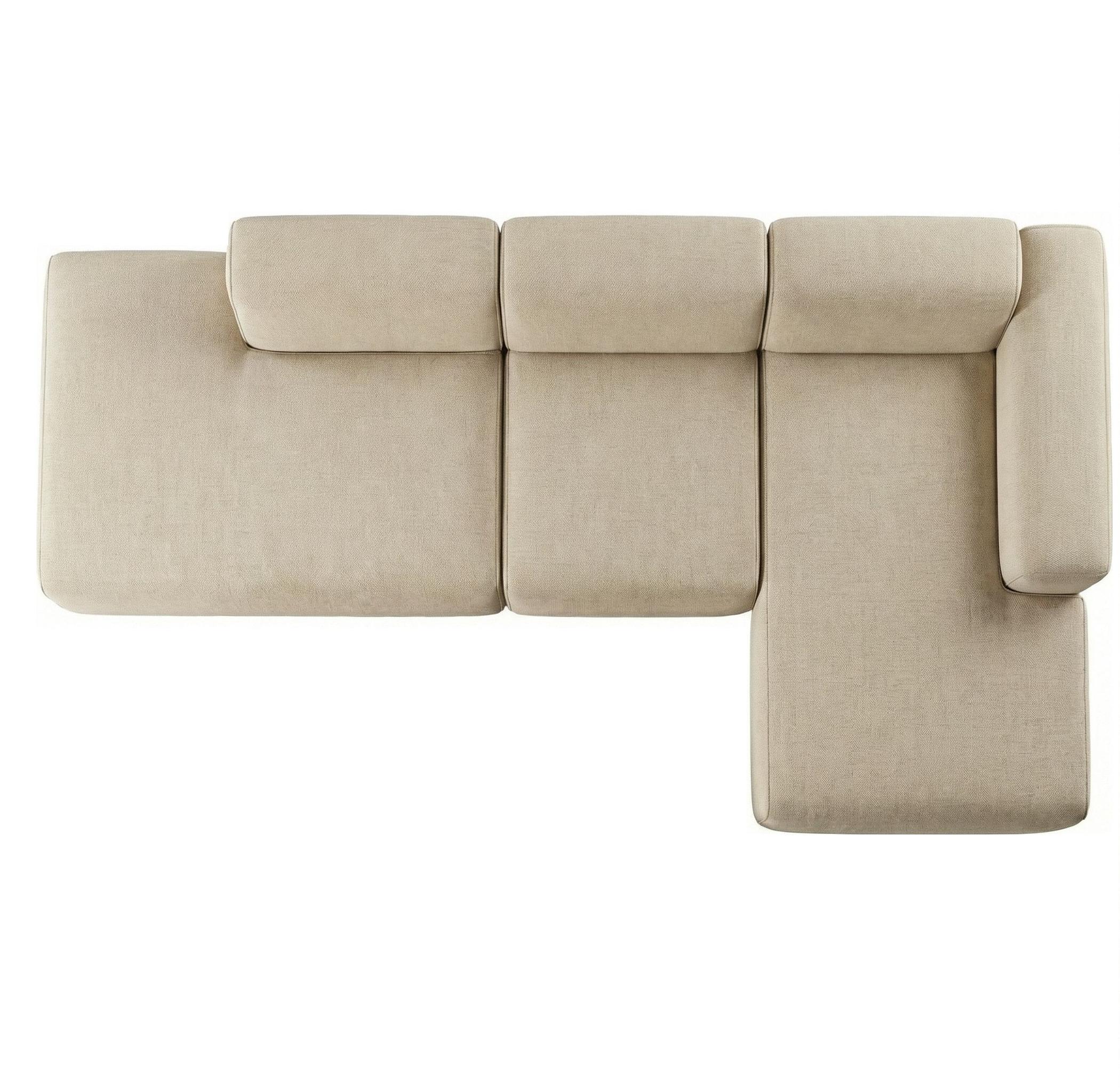 MEBELIONER Диван KLO размер L 320х160х78