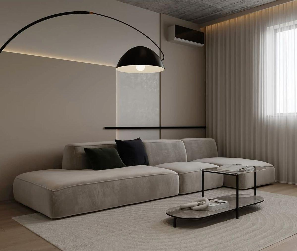 MEBELIONER Диван DUO модули ACV размер 330х125х72