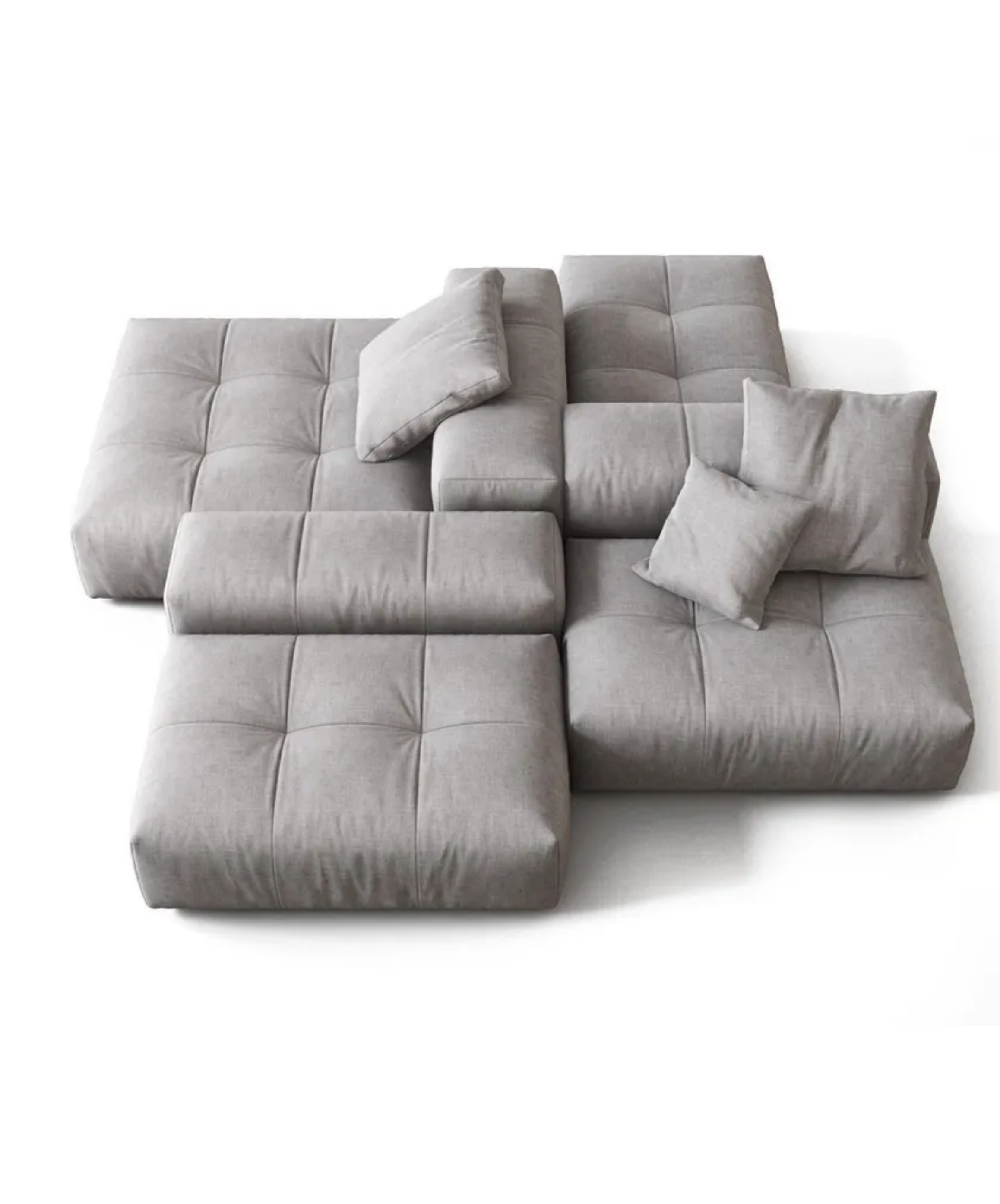 MEBELIONER Модульный диван SAGA CLOUD U4 размер 294х294х68