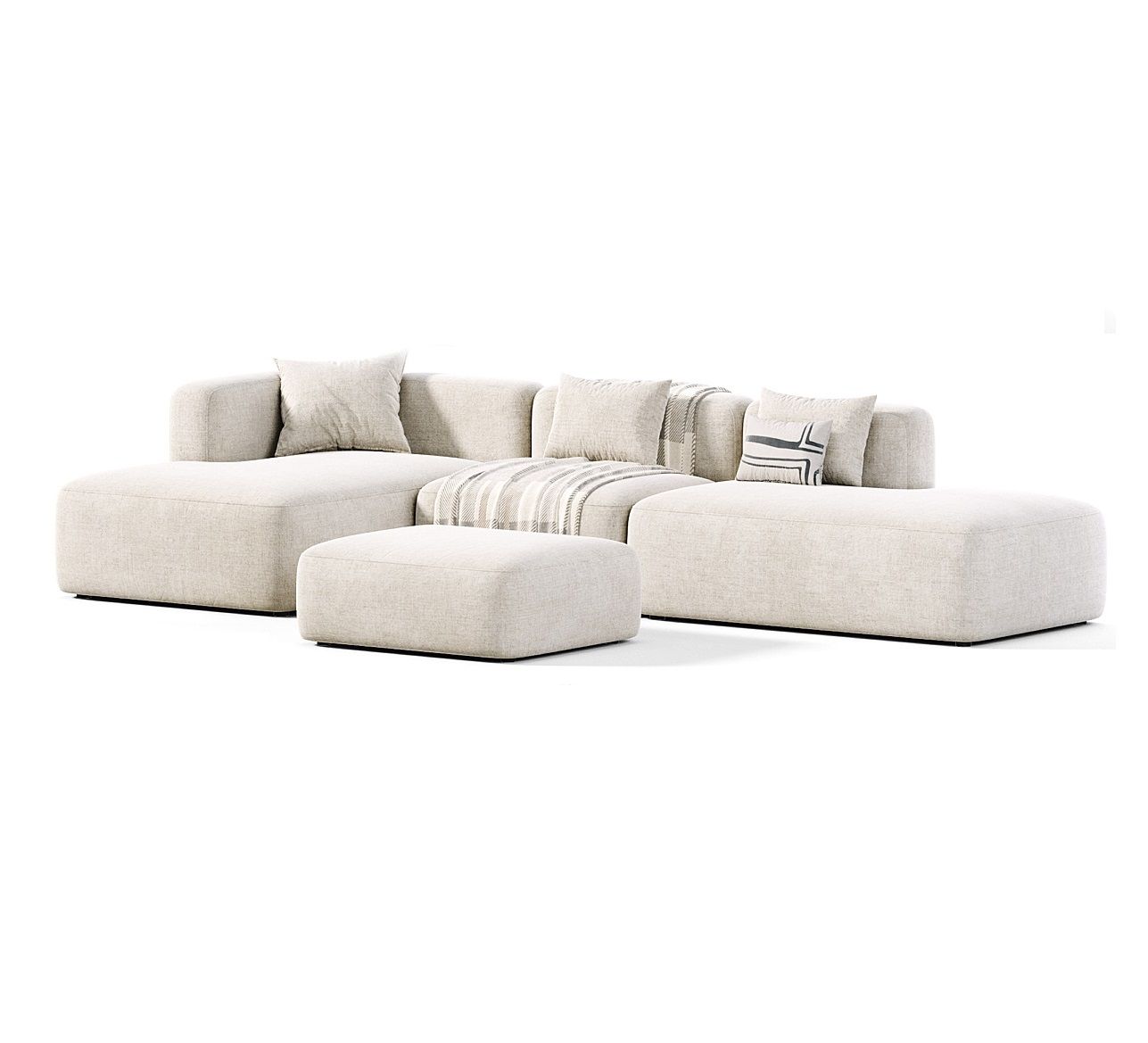 MEBELIONER Диван ONE модули R 326 размер 326х168х76