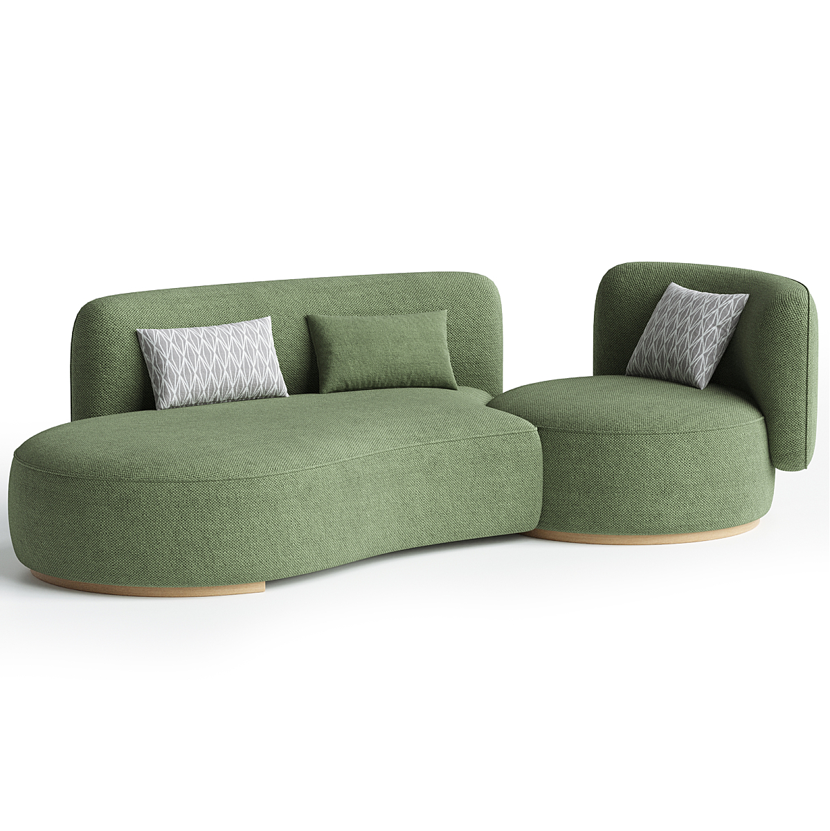 MEBELIONER Диван COCO размер L 240х120х80