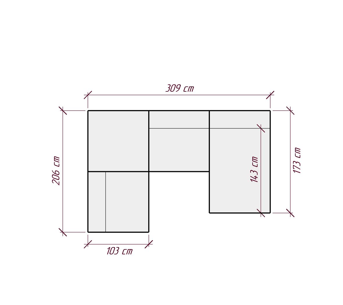 Диван MOSS модули CNCD бежевый