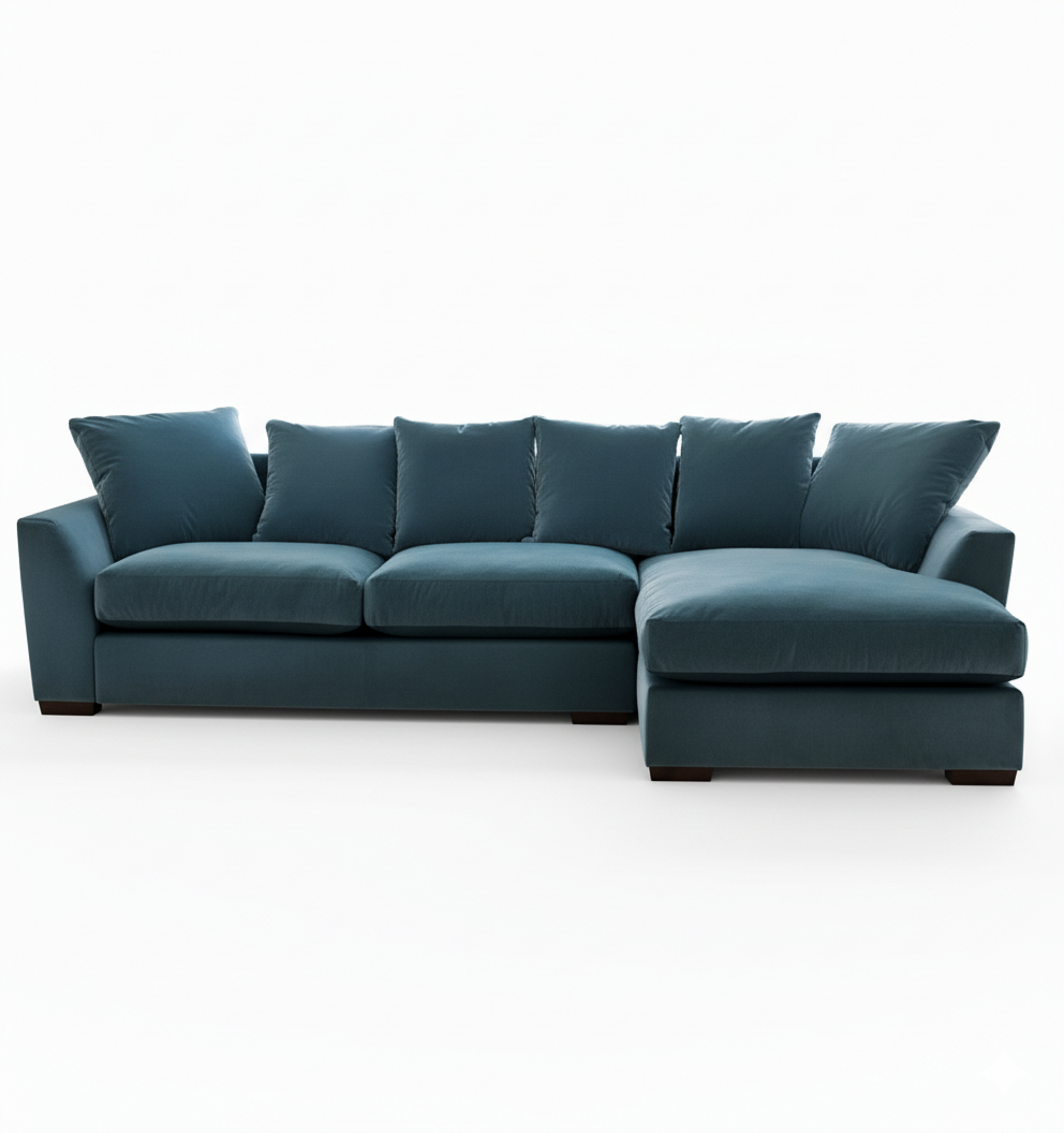 Диван CRISTAL SOFT  292х160х82 бирюзовый