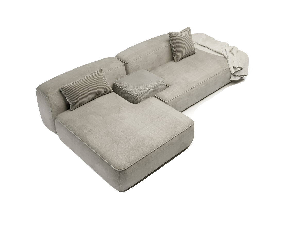 MEBELIONER Диван DUO модули DBQ размер 270х152х72