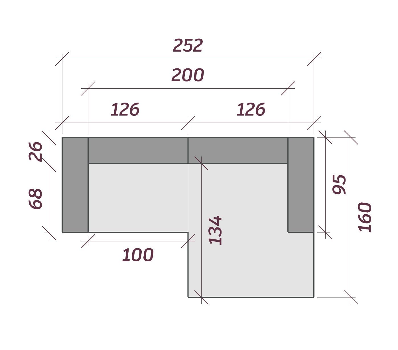Диван TREND синий