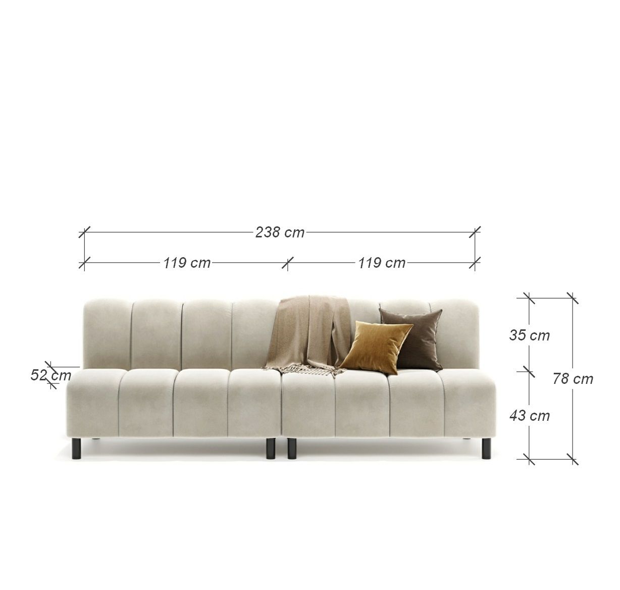 Диван LATTE 238