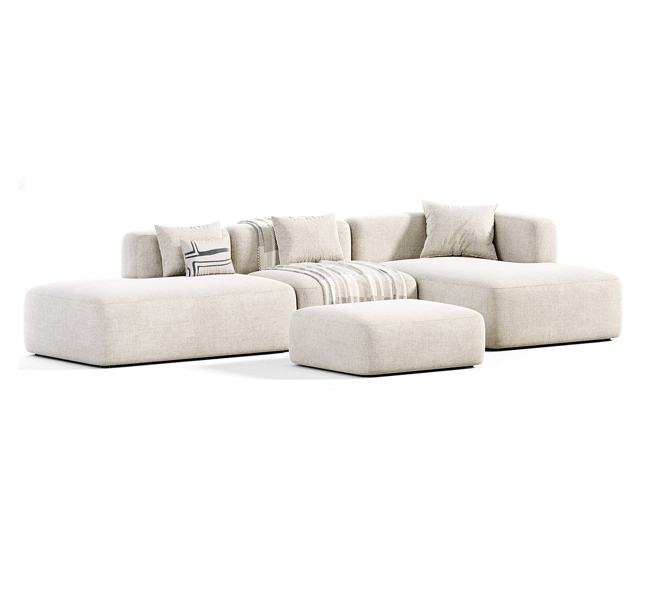 MEBELIONER Диван ONE модули L 326 размер 326х168х76