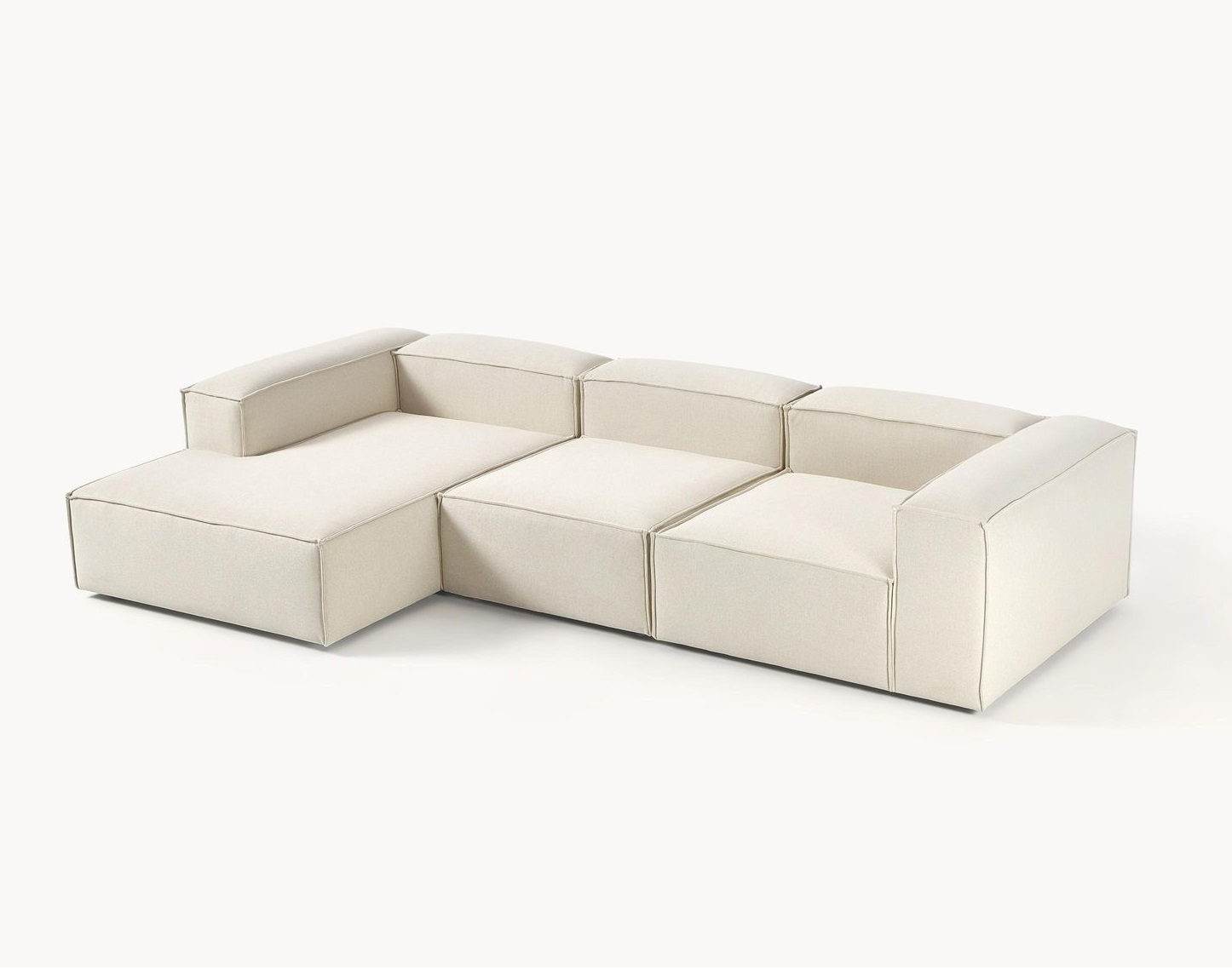 Диван TREND set 6 R 327х180х72 бежевого цвета