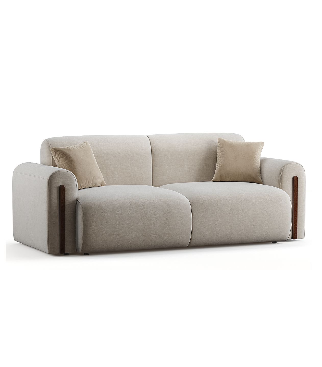 MEBELIONER Диван ETRA размер 222х96х78 нераскладной