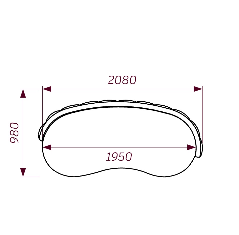 Диван TORII lounge 208х99х82 см бежевого цвета