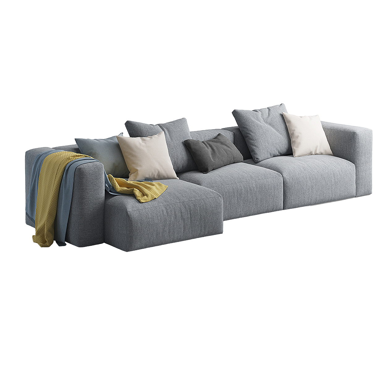 MEBELIONER Диван NEO размер R 284х123х70