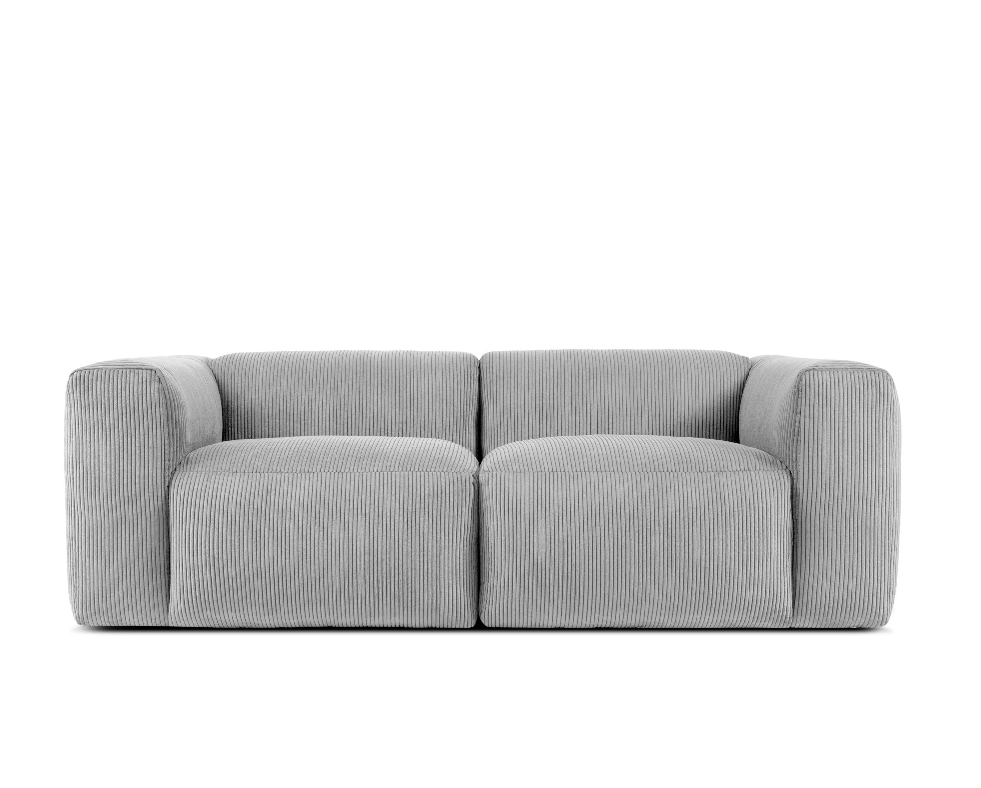 Диван ALBA размер 210х96х72 нераскладной серый