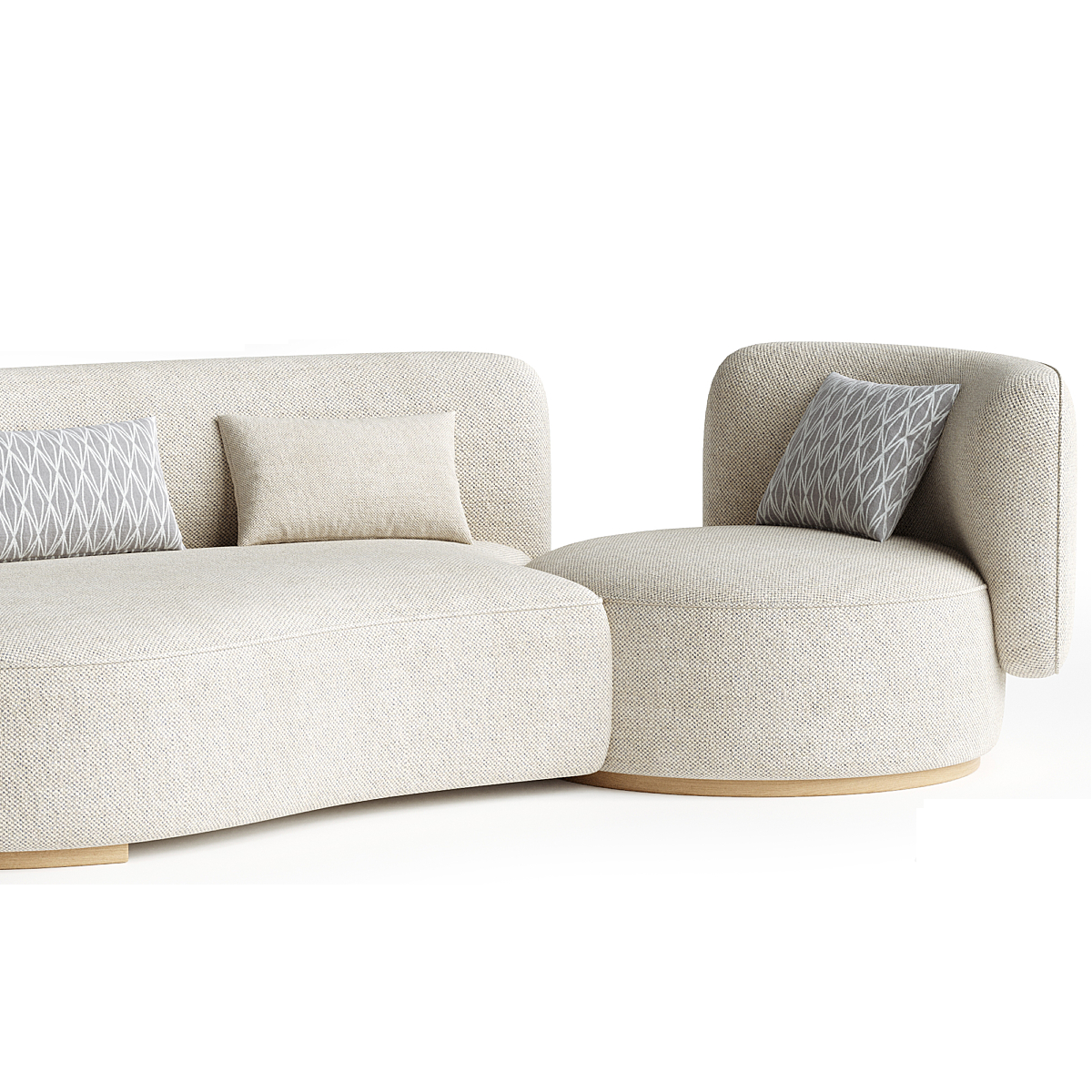 MEBELIONER Диван COCO размер L 240х120х80