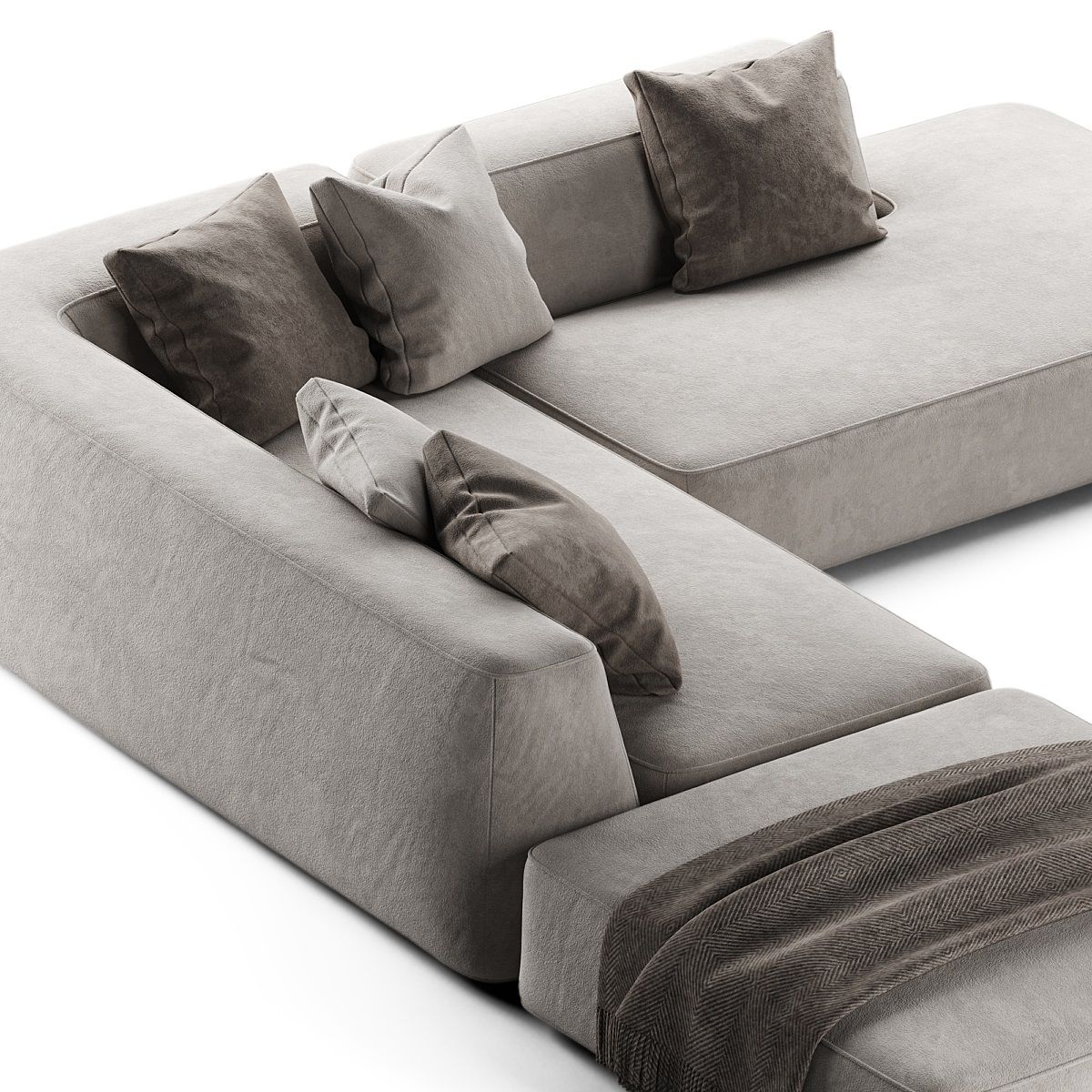 MEBELIONER Диван DUO модули NLB размер 310х240х72