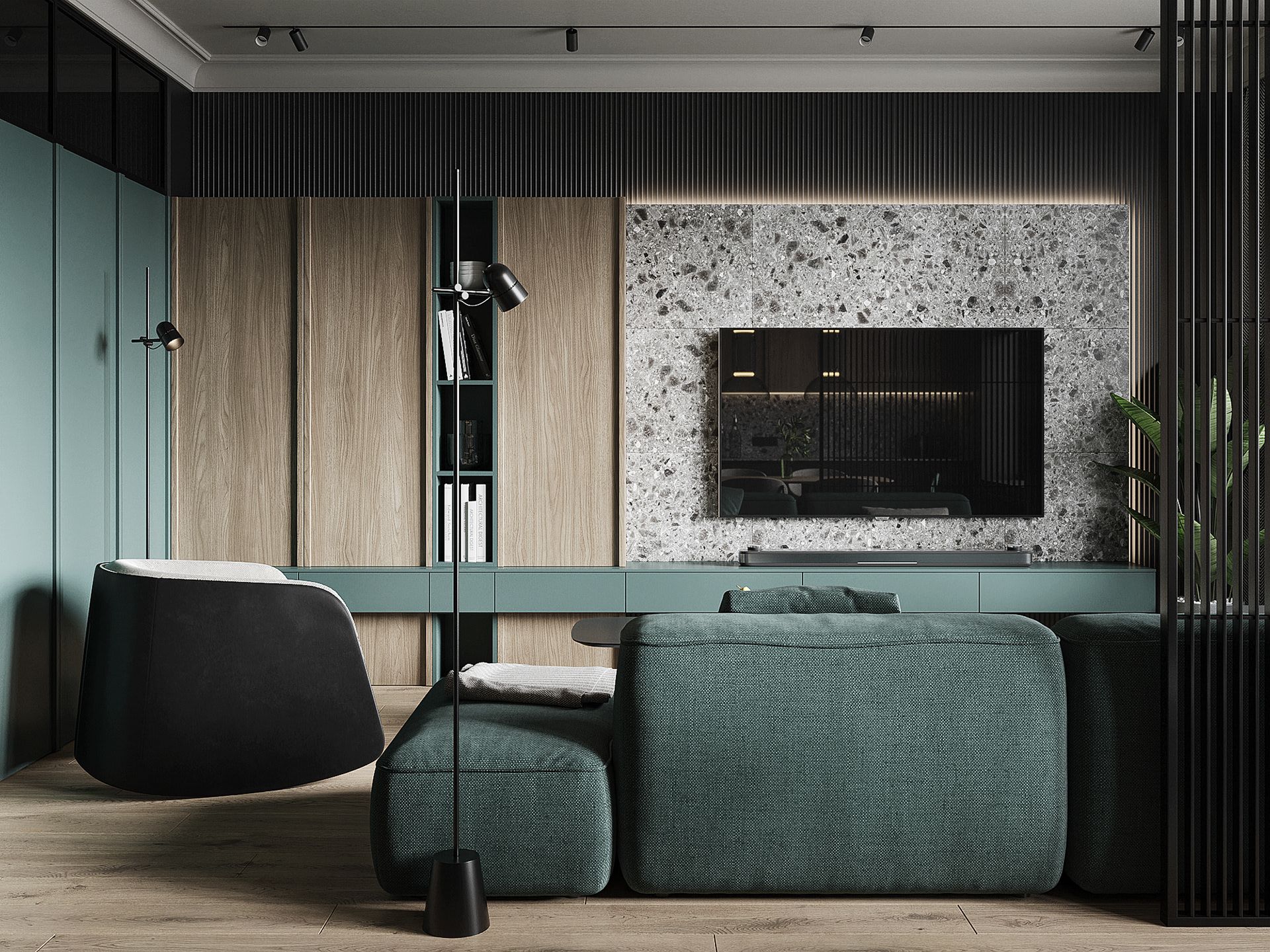 Диван DUO модули ADN зеленый