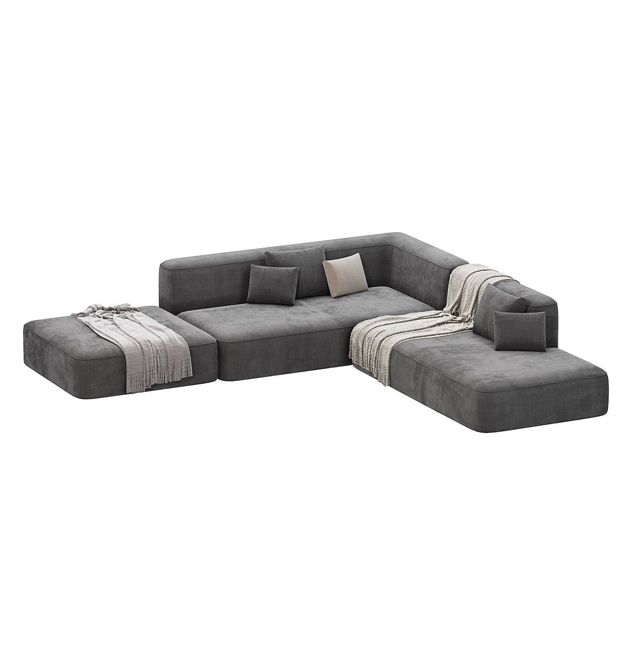 MEBELIONER Диван DUO модули NLB.90 размер 272х242х72