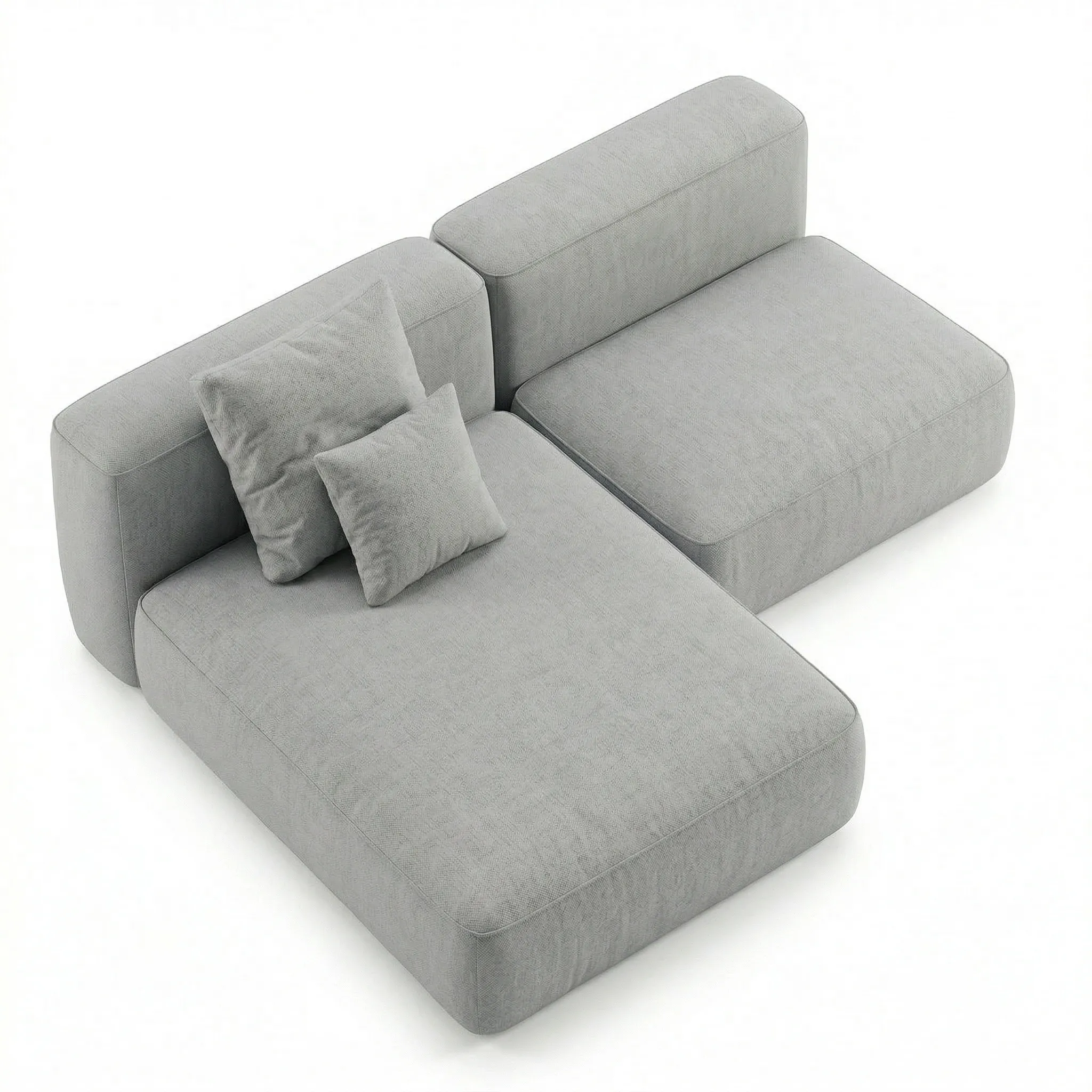 MEBELIONER Диван DUO модули DC 204х160х78, раскладной