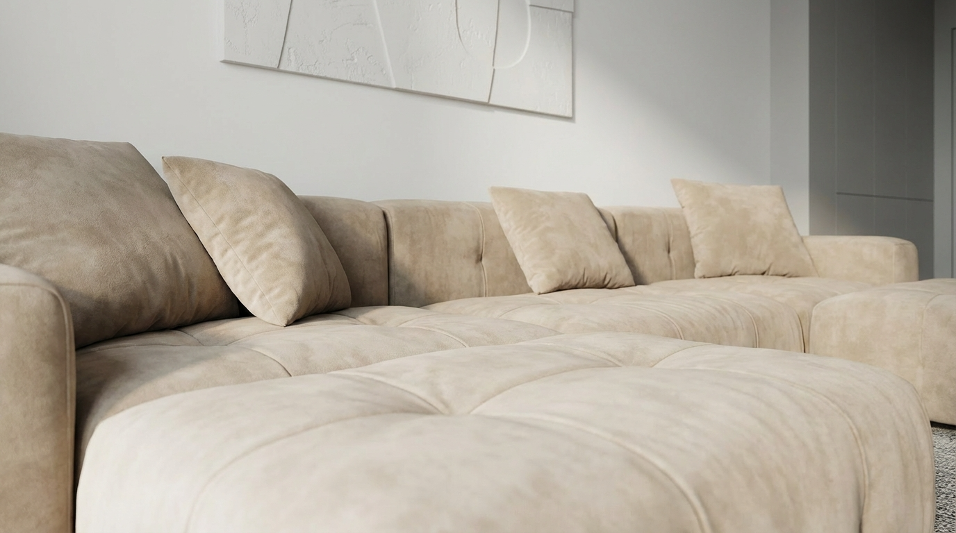 MEBELIONER Модульный диван SAGA CLOUD R9 размер 462х168х68