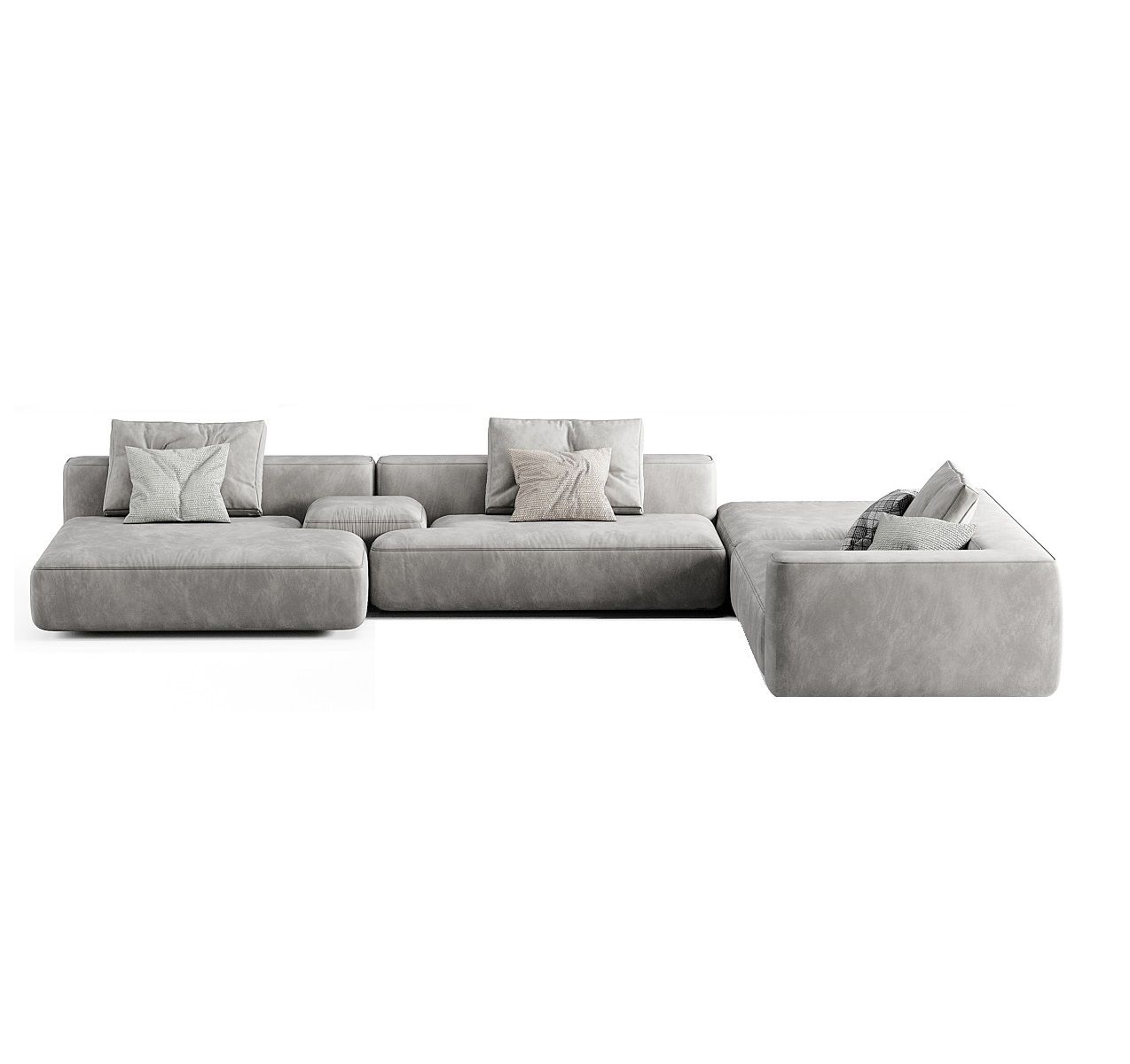 MEBELIONER Диван DUO модули VQENL размер 332х272х72