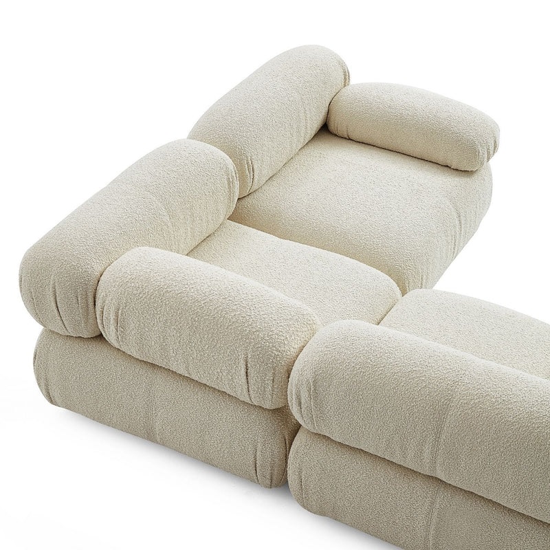 Модульный диван SAT размер 200х200х68  бежевого цвета