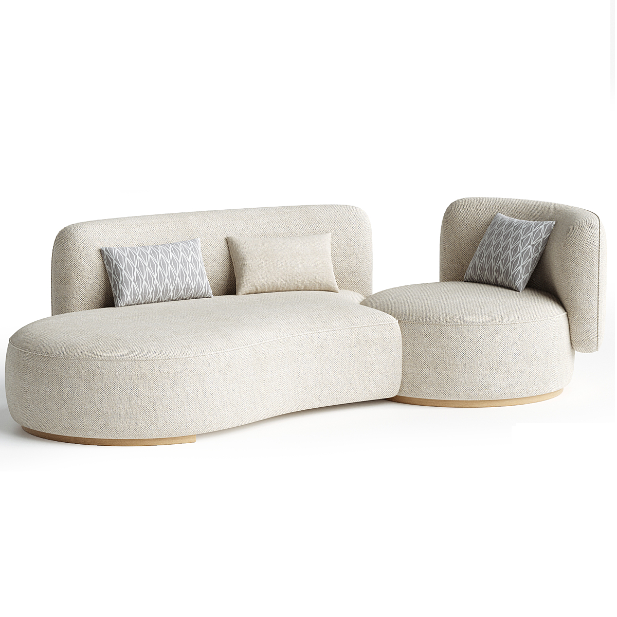 MEBELIONER Диван COCO размер L 240х120х80