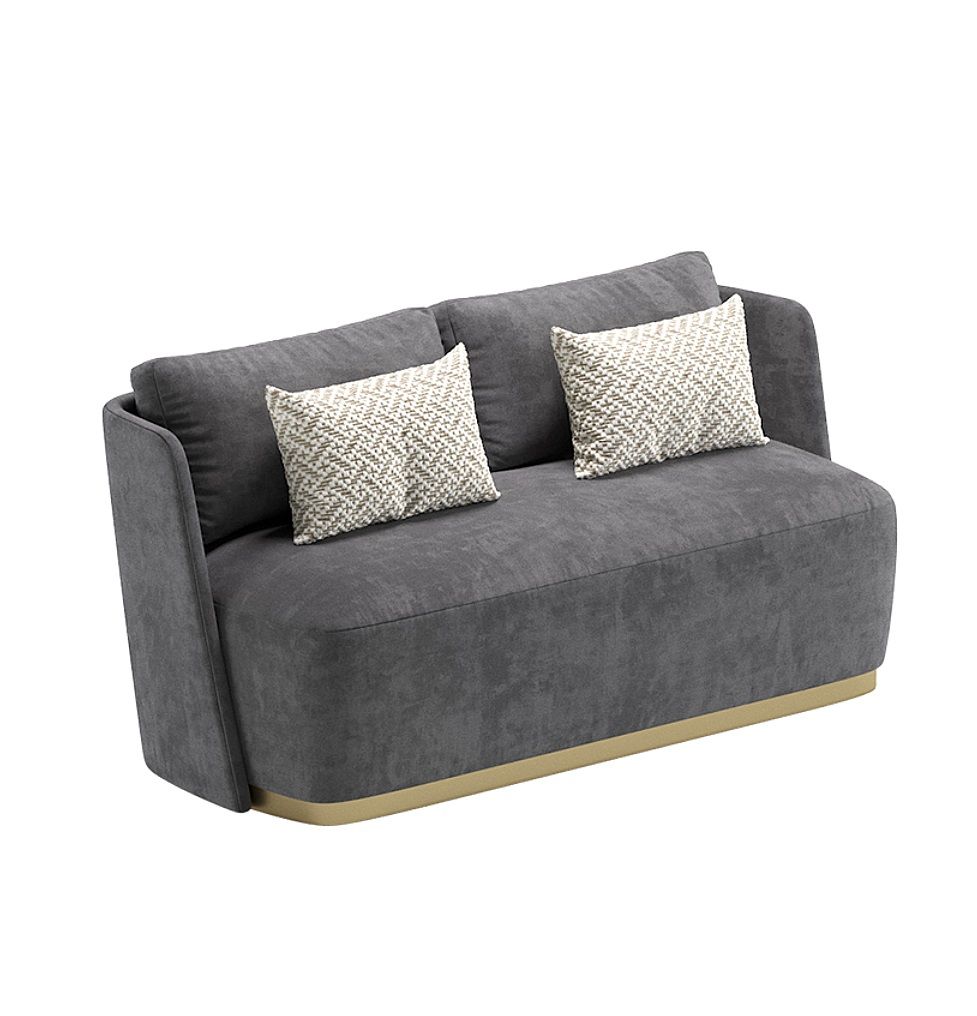 Диван LIME размер 180х75х82 темно-серый