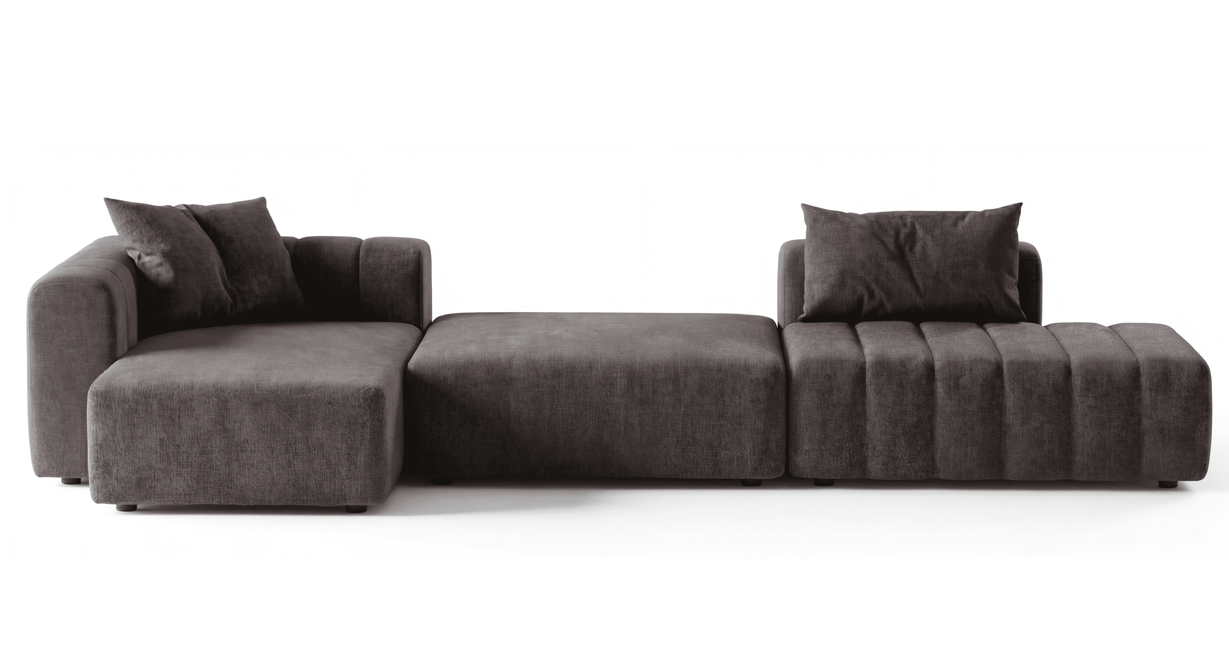 MEBELIONER Модульный диван NOVA размер R 338х150х74