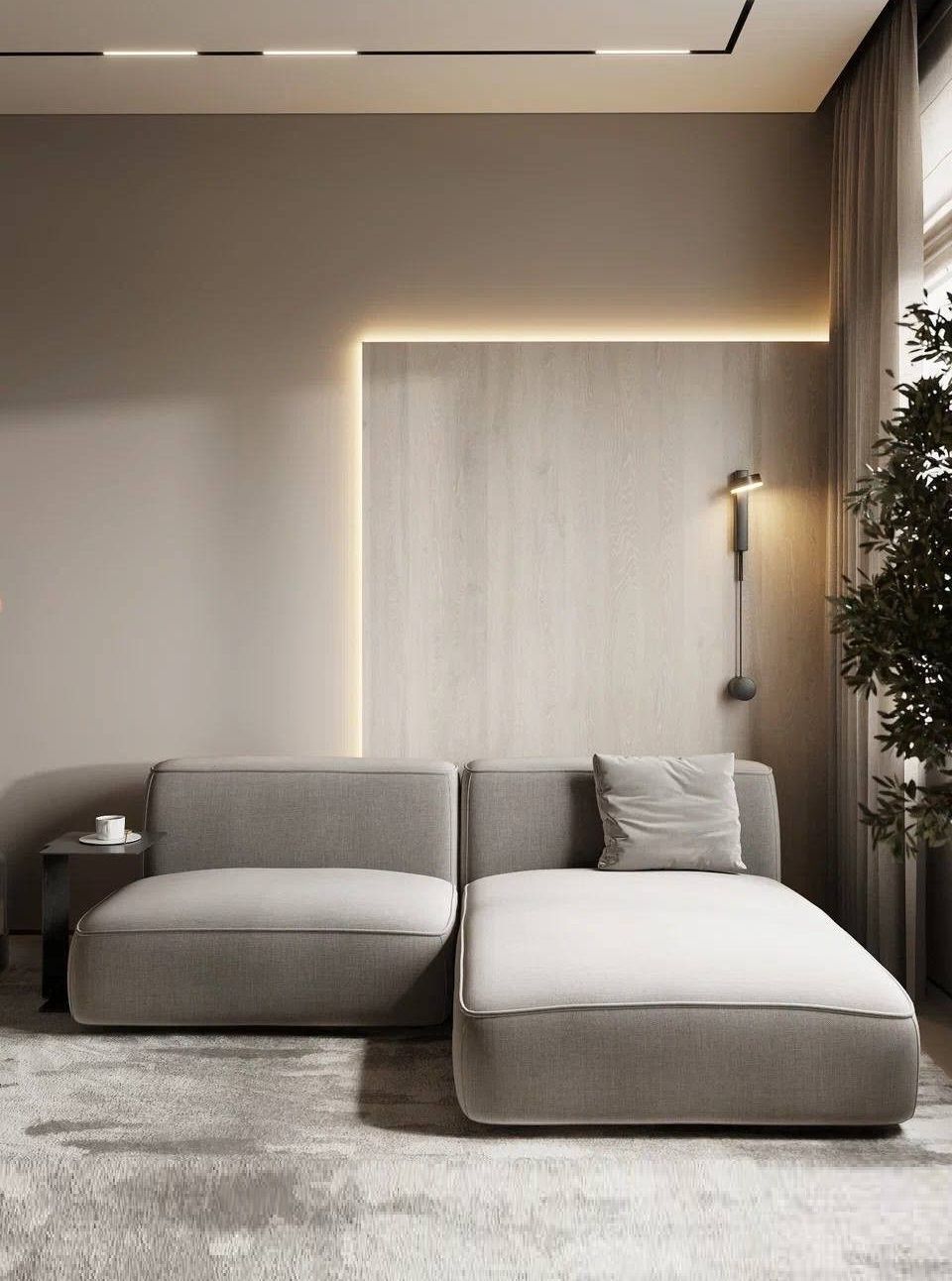 MEBELIONER Диван DUO модули CD размер 192х150х72