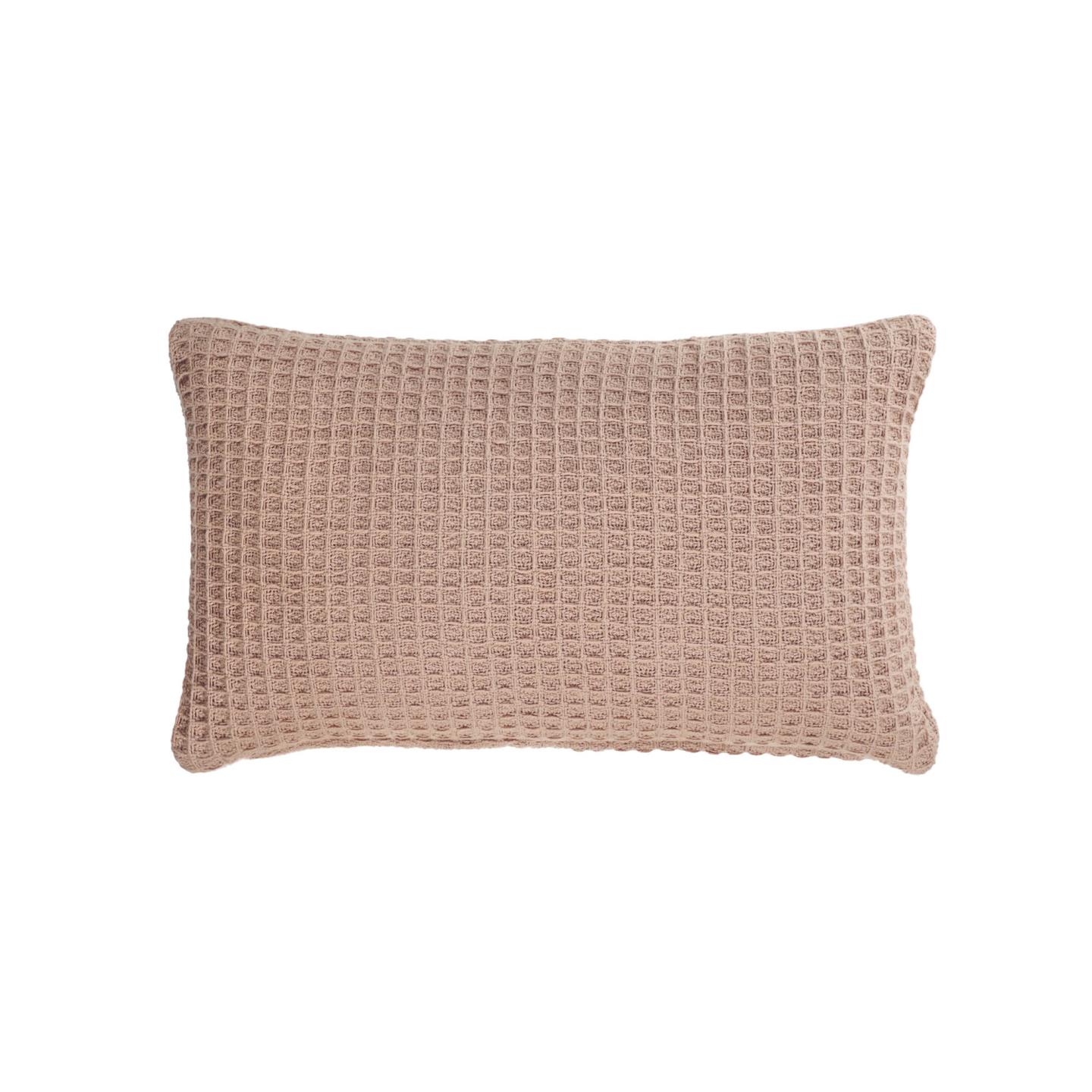 Мягкий чехол для подушки Shallowy из 100% хлопка розового цвета 30 x 50 см