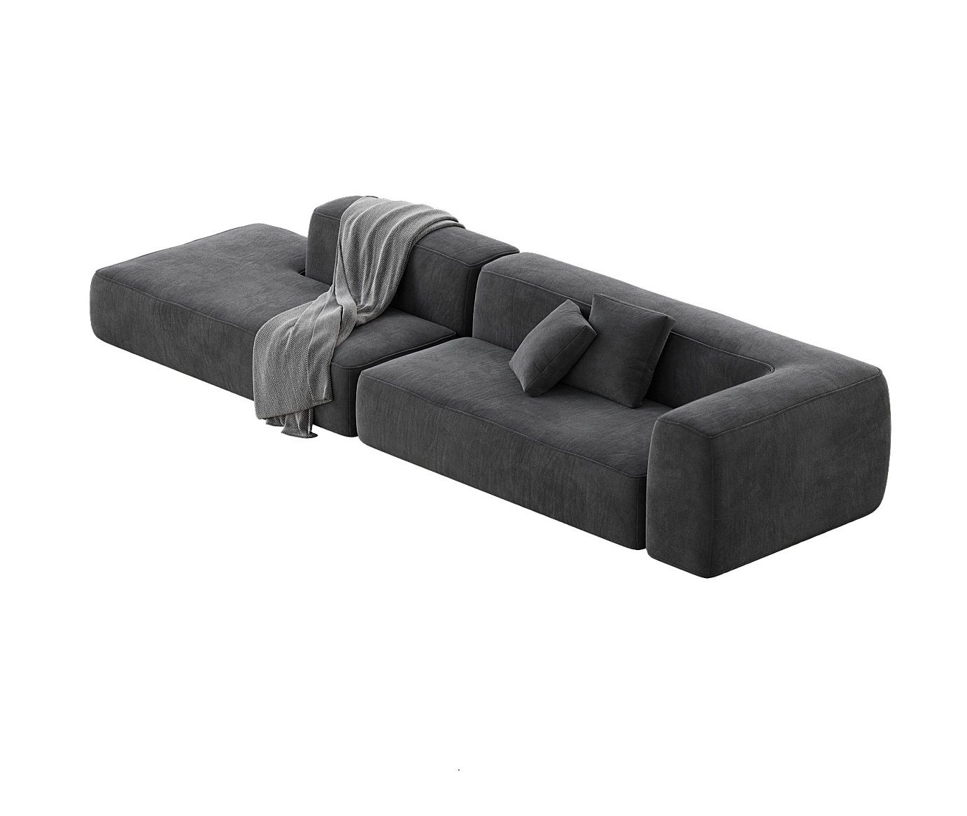 MEBELIONER Диван DUO модули LA размер 330х92х72