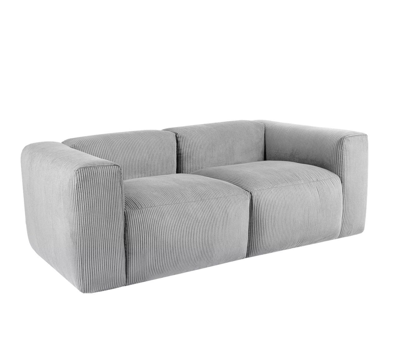 Диван ALBA размер 210х96х72 нераскладной серый