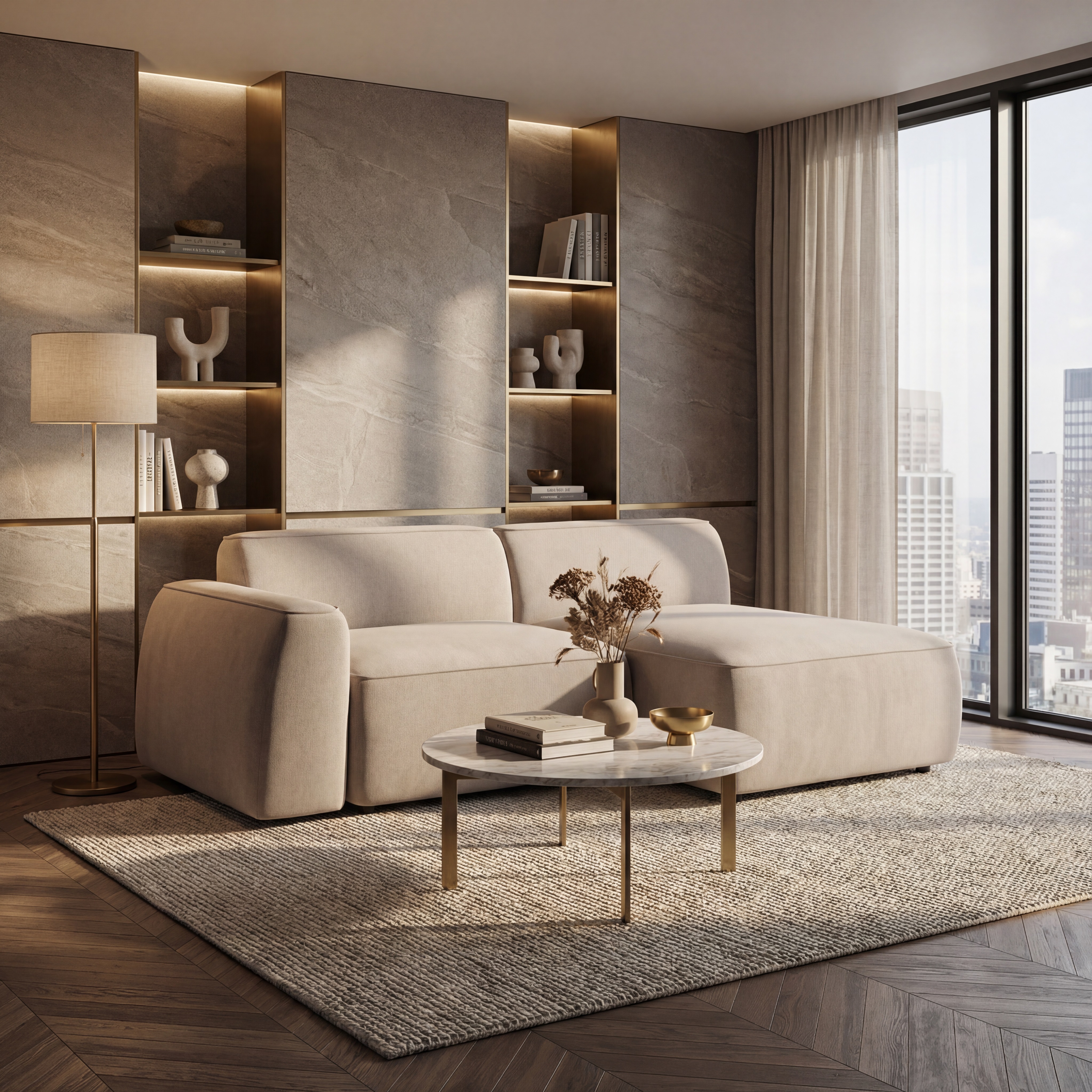 MEBELIONER Диван DUO модули GCV размер 205х125х72